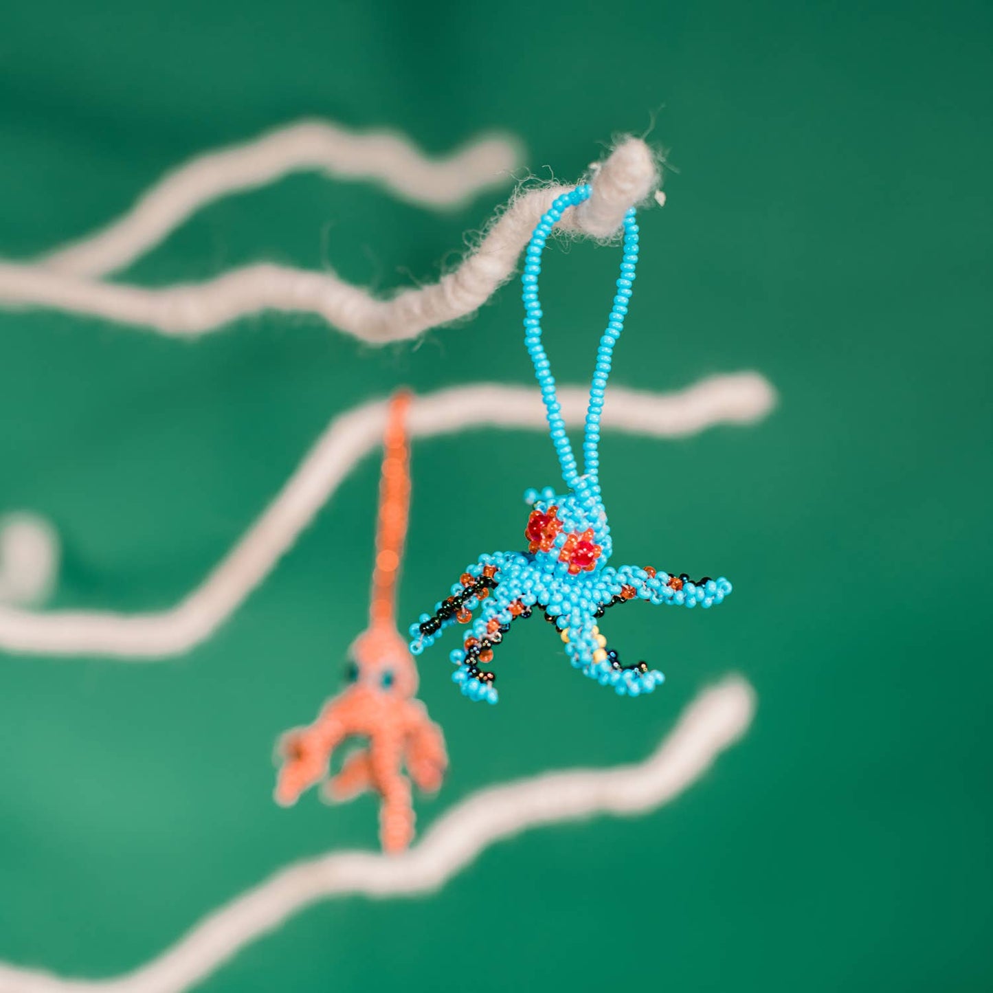 Octopus Beaded Ornament