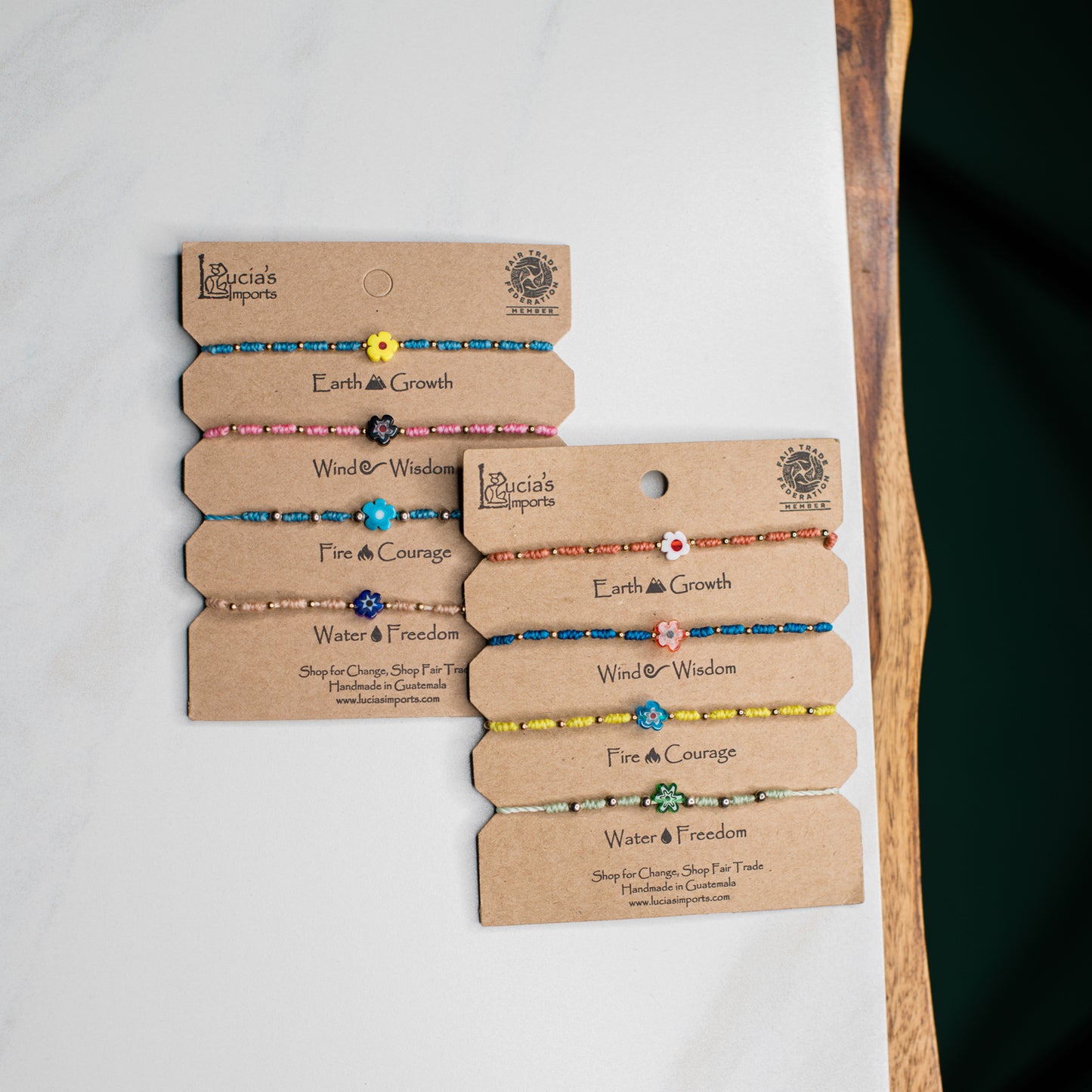 Flower Power String Bracelet