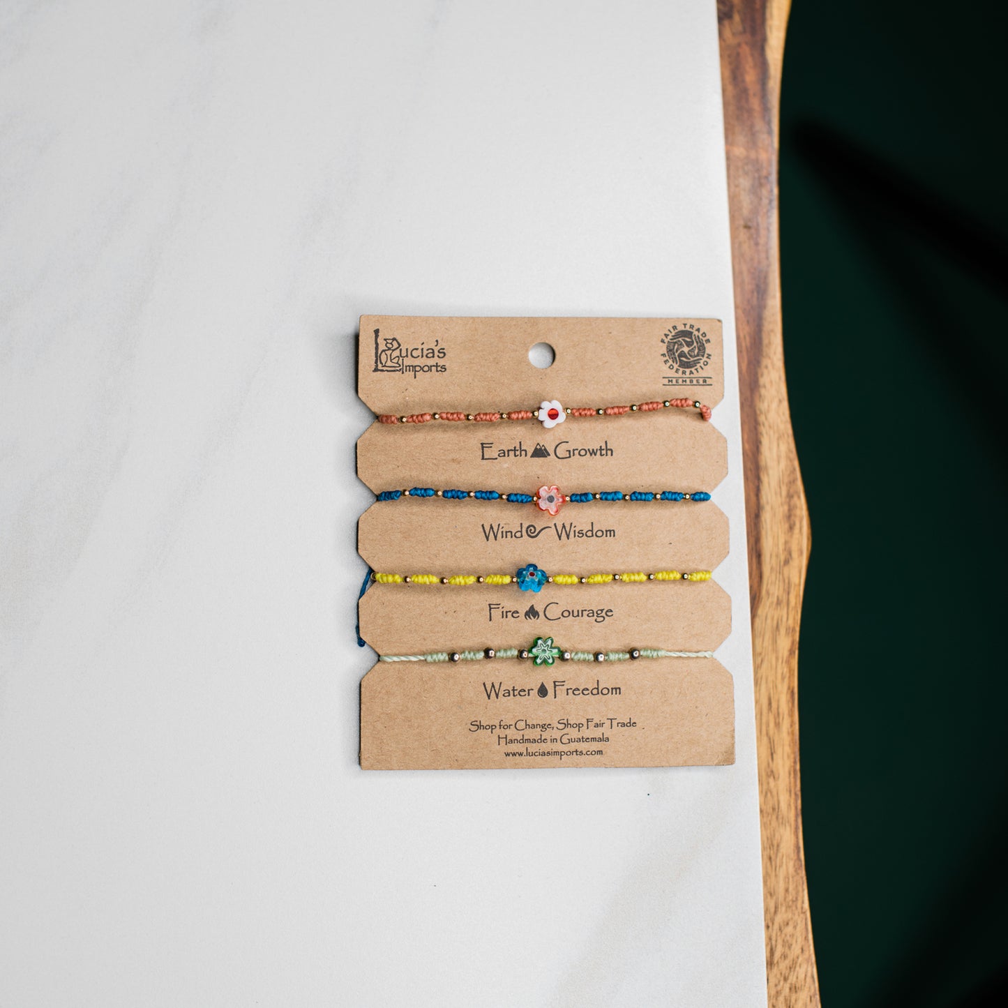 Flower Power String Bracelet