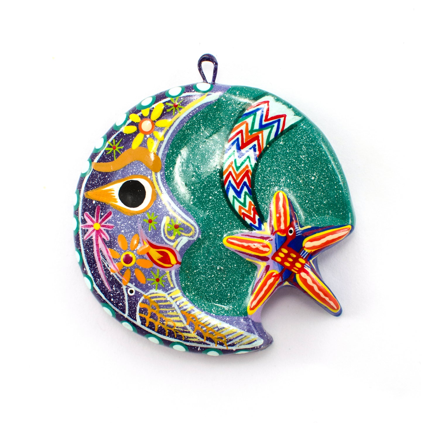 Eclipse Moon Ceramic Ornament (Sale)