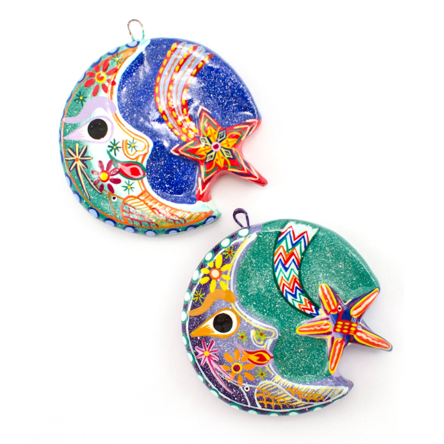 Eclipse Moon Ceramic Ornament (Sale)