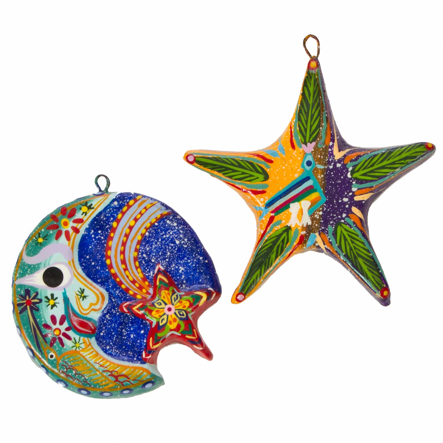 Eclipse Moon Ceramic Ornament (Sale)