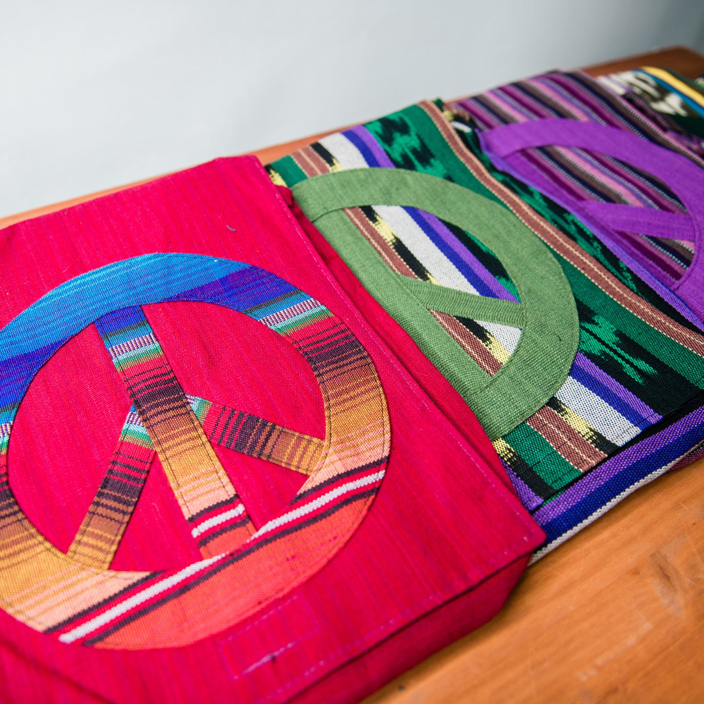 Ikat Peace Messenger Bag