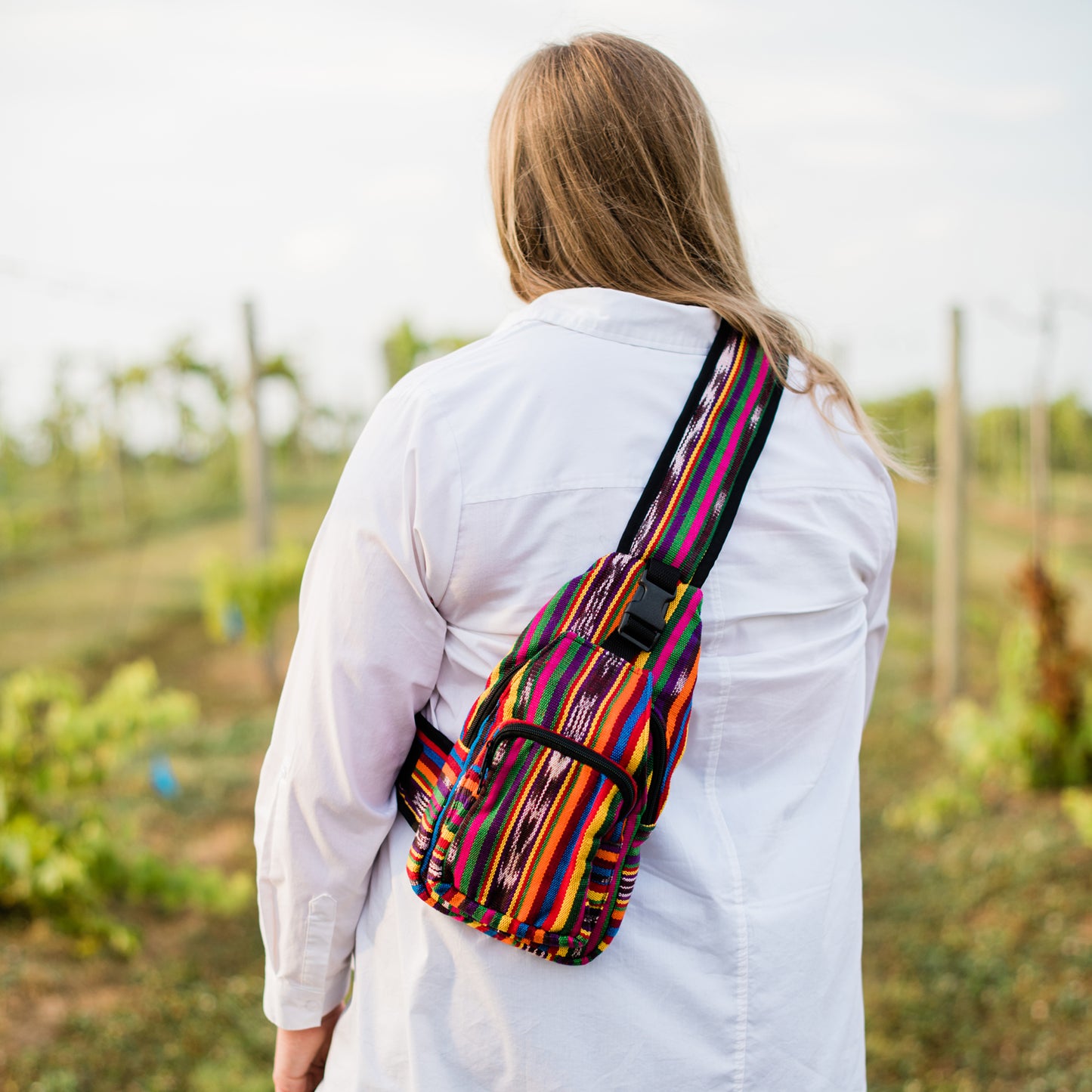 Ikat Harp Bag