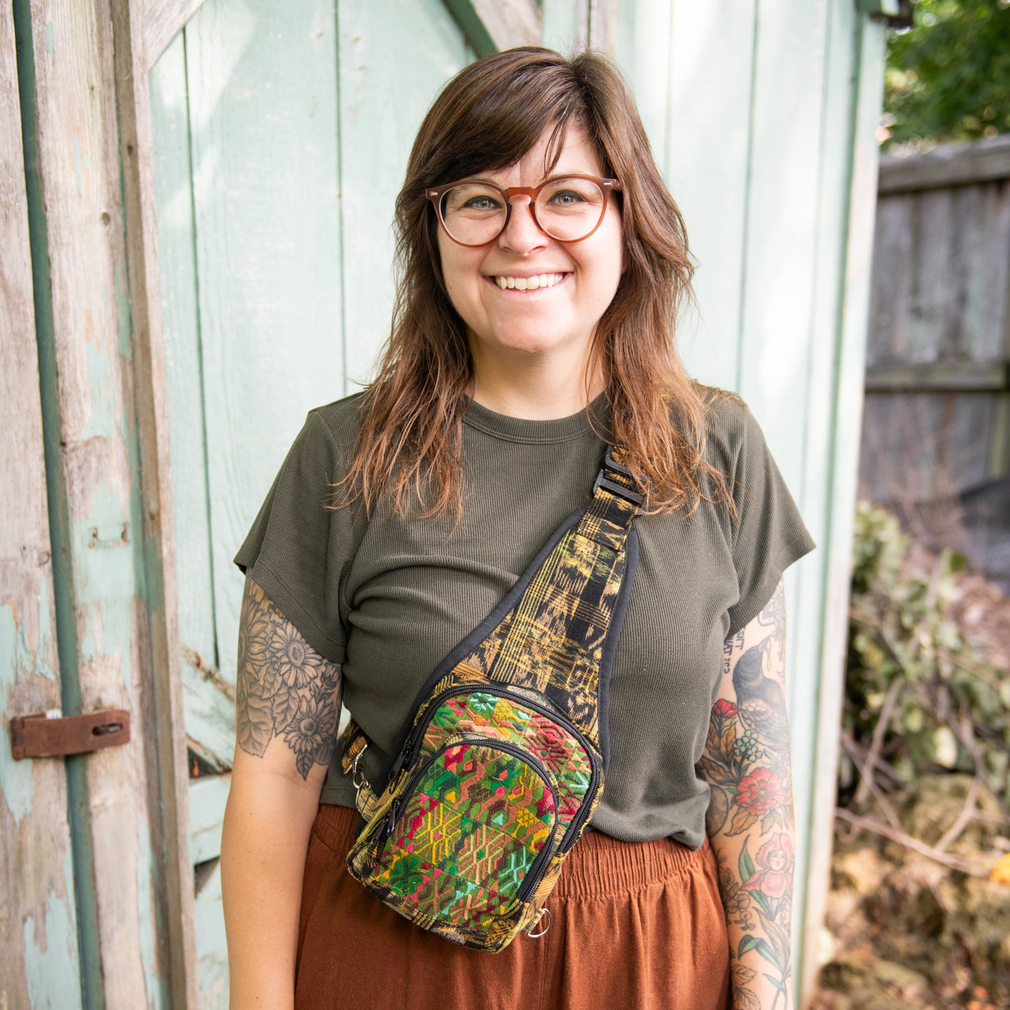 Upcycled ChiChi Convertible Crossbody Backpack
