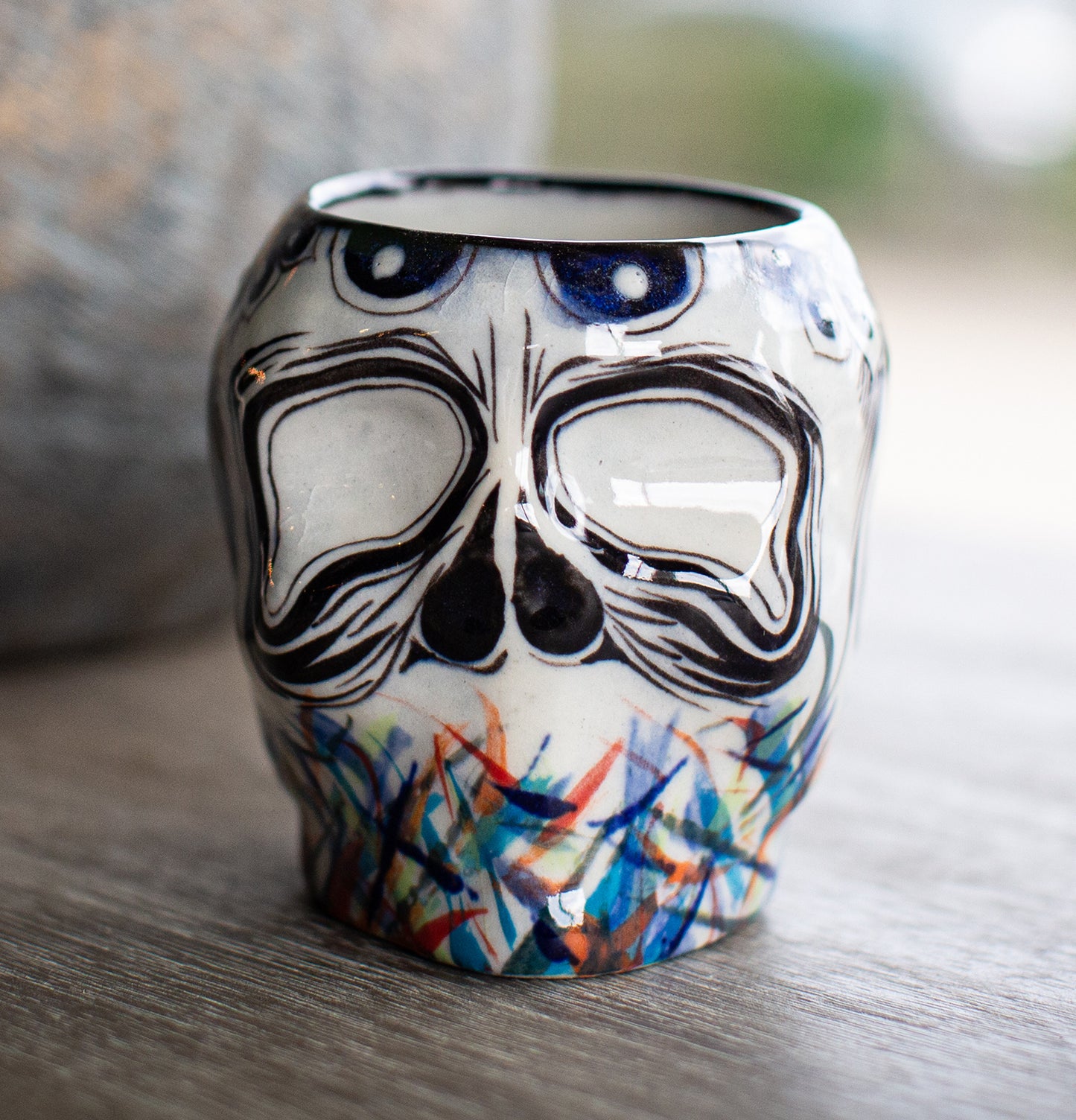 Sugar Skull Skeleton Mug