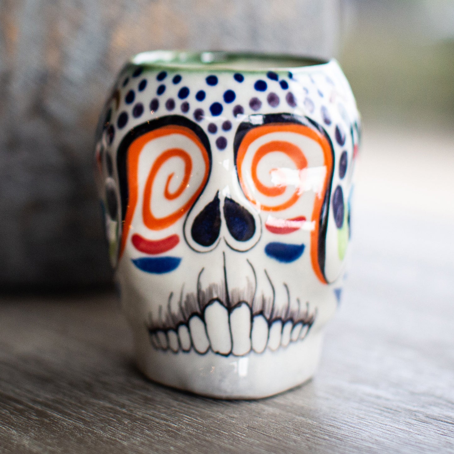Sugar Skull Skeleton Mug