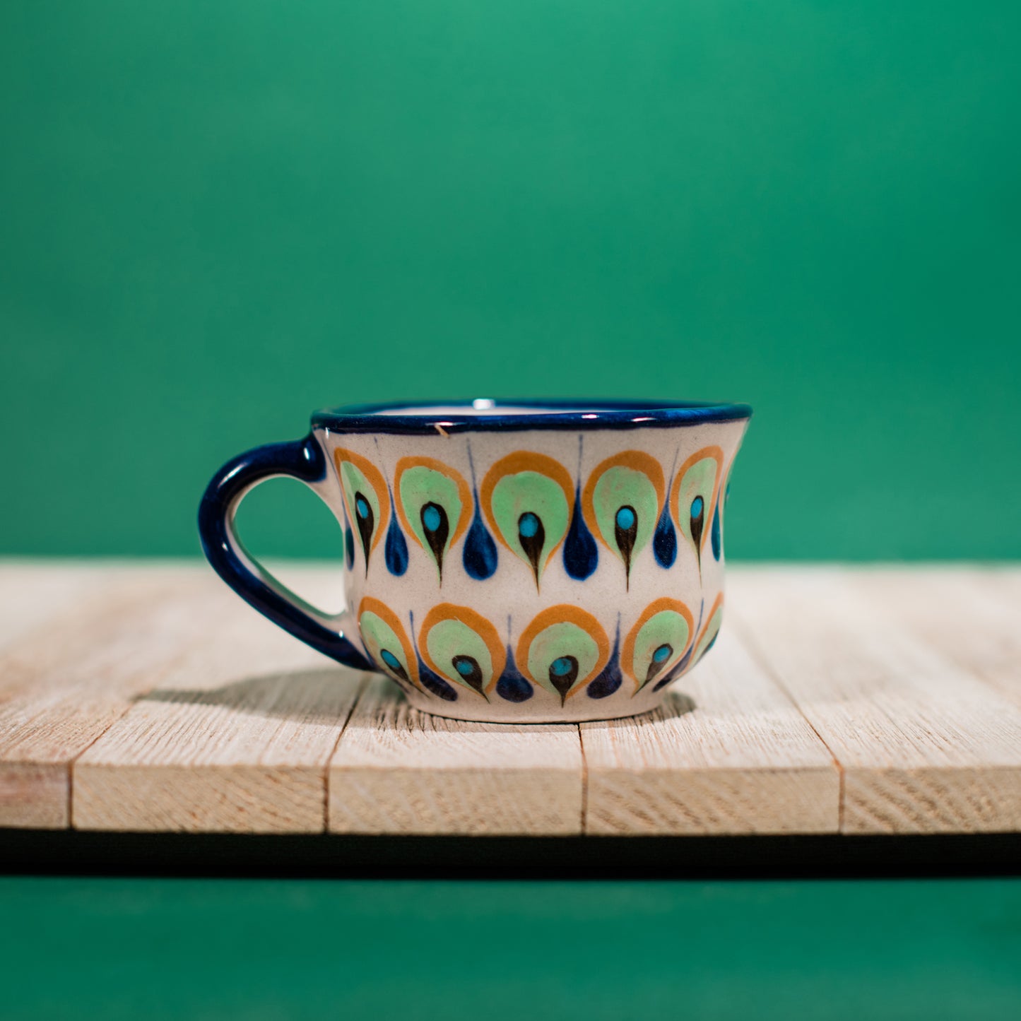 White San Antonio Tea cup