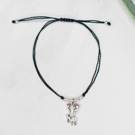 Frog String Charm Bracelet
