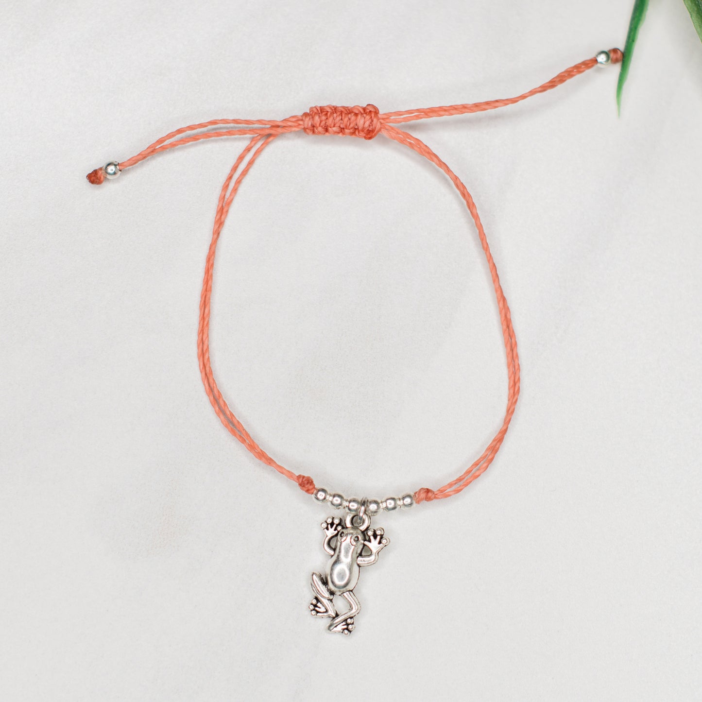 Frog String Charm Bracelet