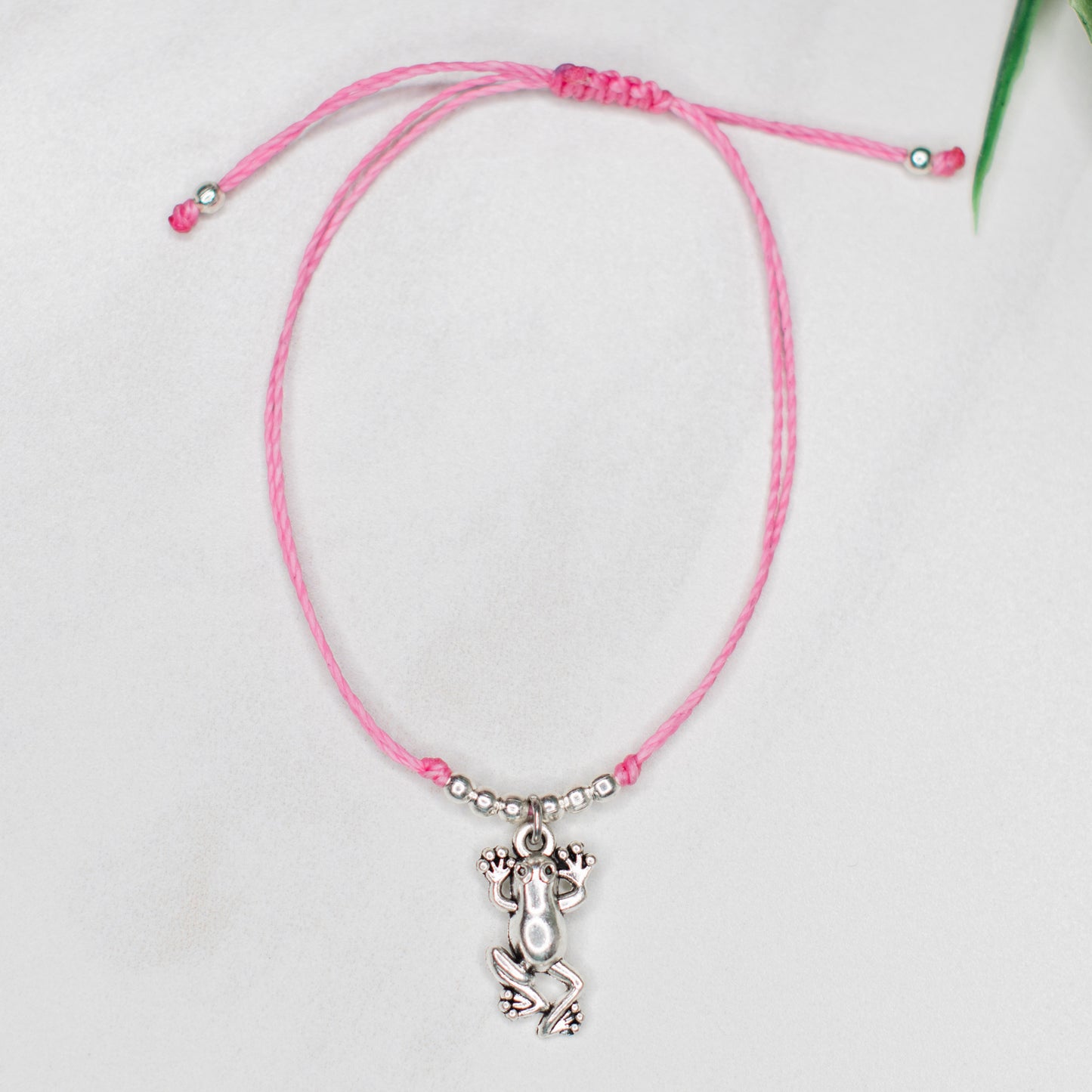Frog String Charm Bracelet
