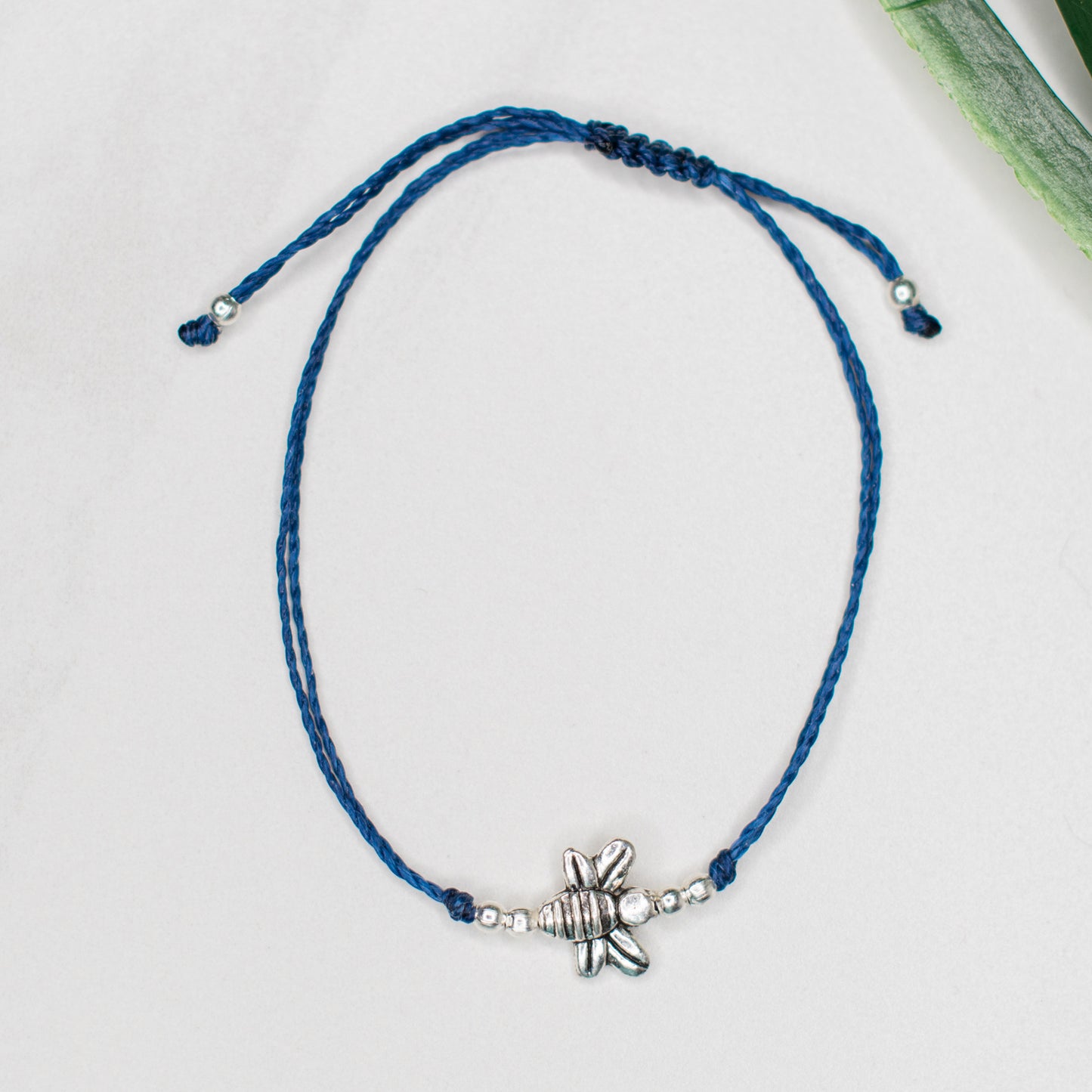 bee string bracelet fair trade handmade jewelry guatemalan