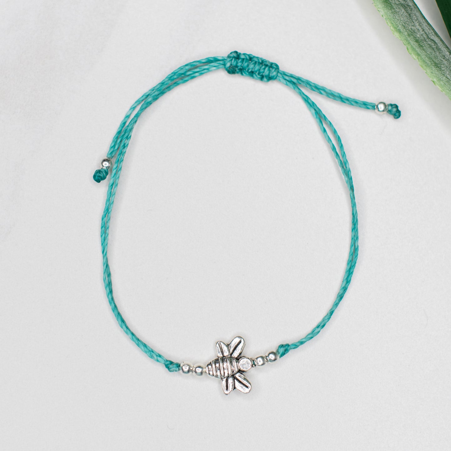 bee string bracelet fair trade handmade jewelry guatemalan