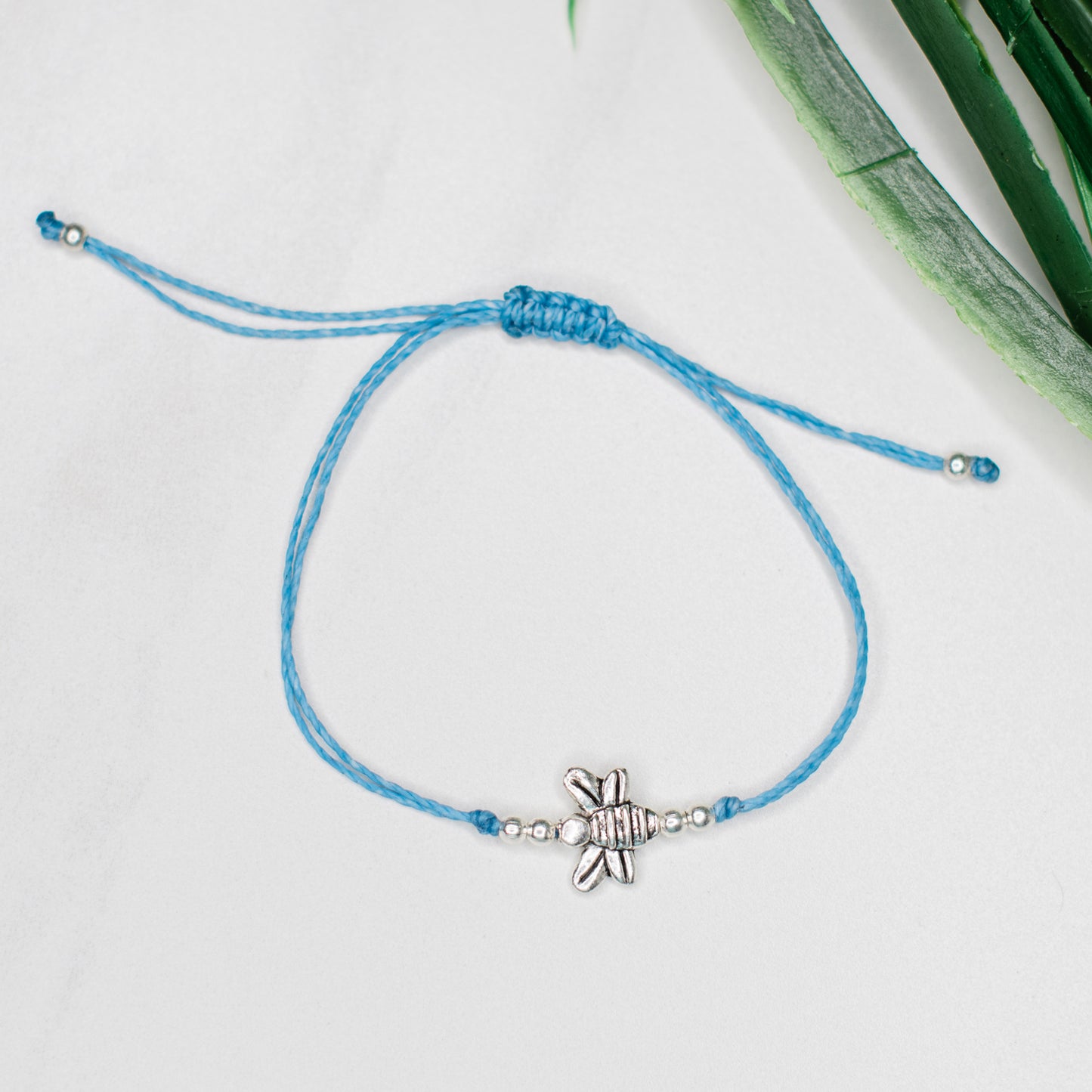 bee string bracelet fair trade handmade jewelry guatemalan