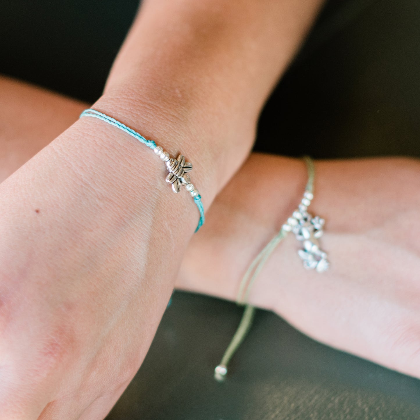 bee string bracelet fair trade handmade jewelry guatemalan