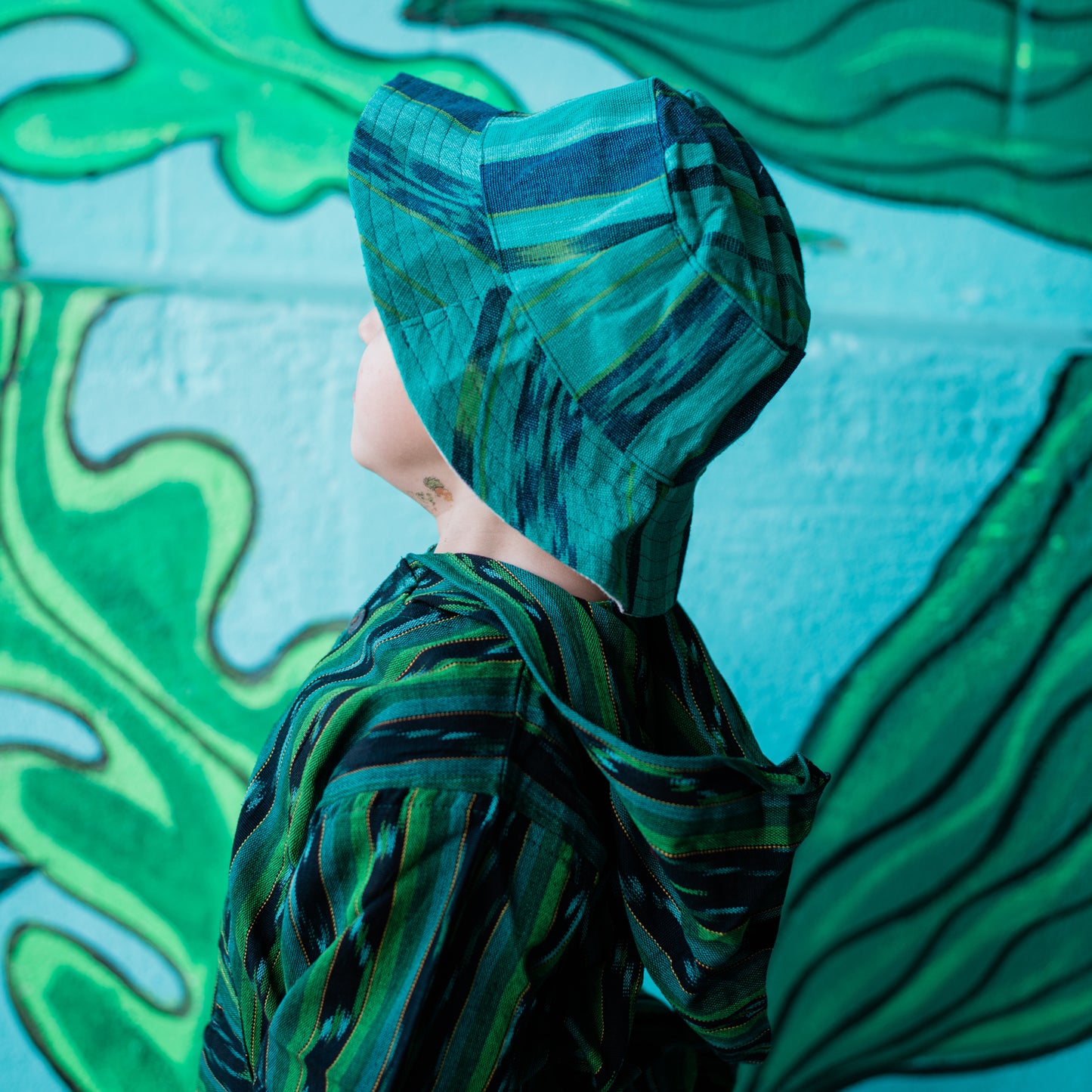 Kid's Ikat Bucket Hat