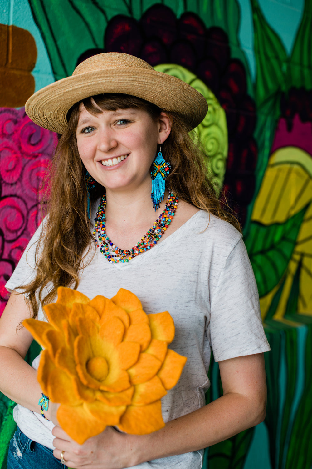 Buttterfly Fringe Earring