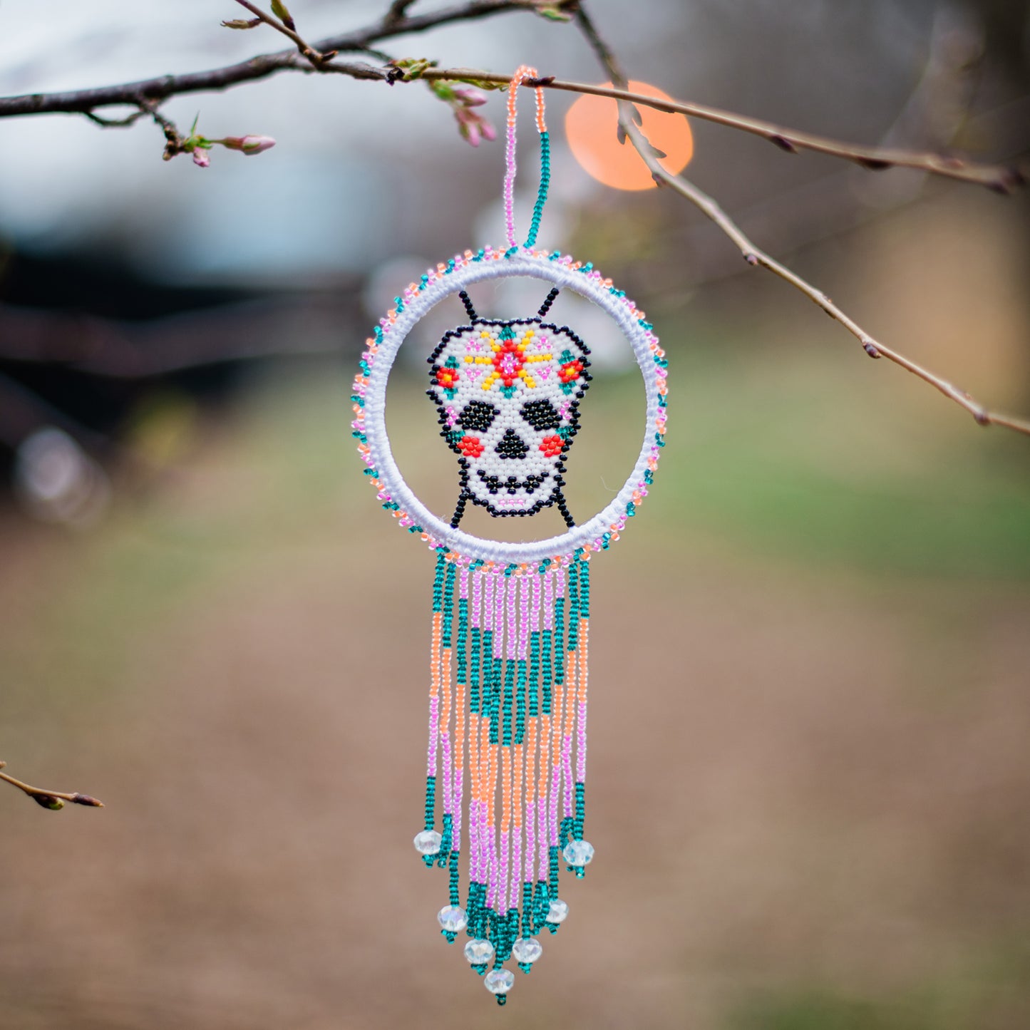 Sugar Skull Dream Catcher