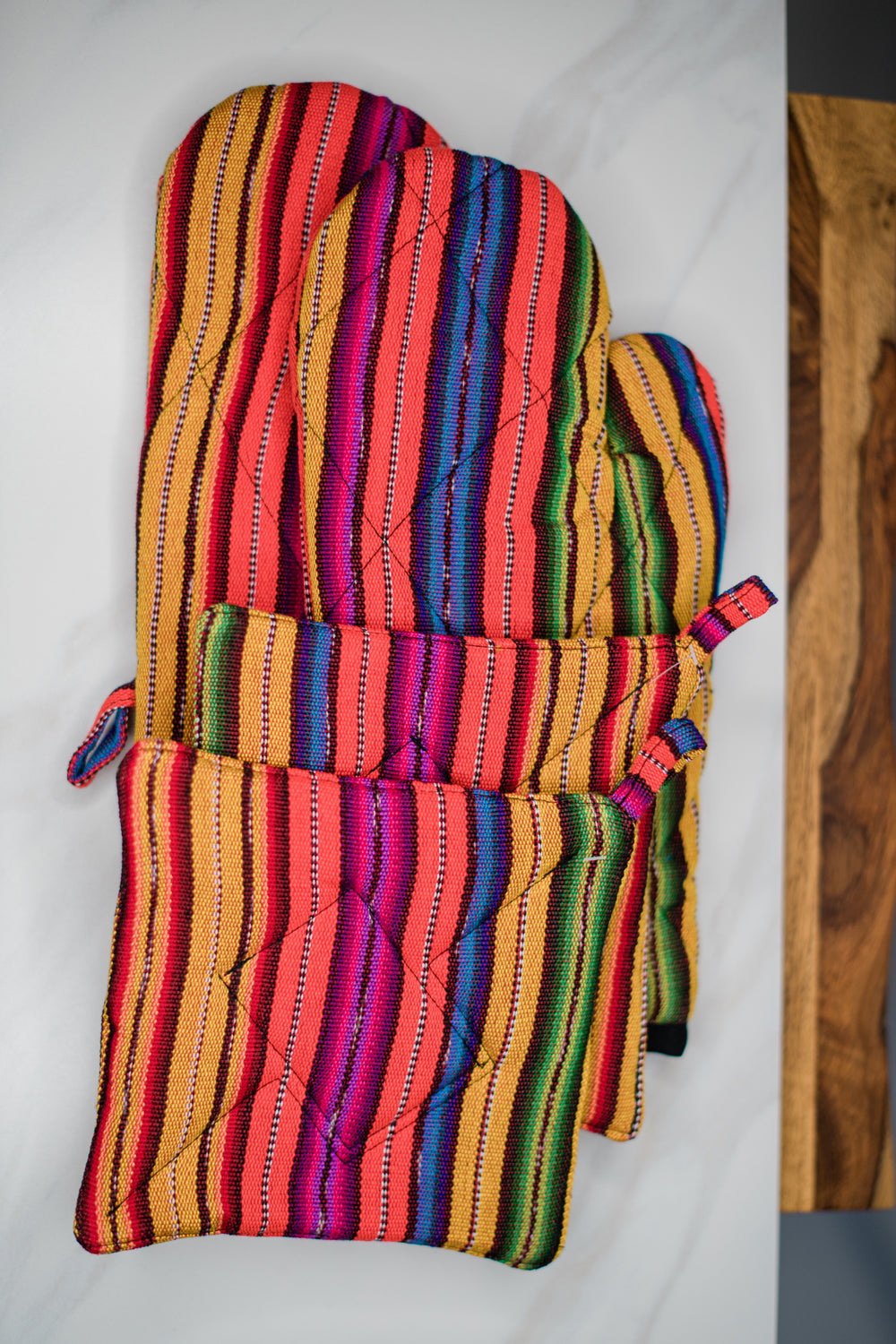 Set of 2 Potholders & 2 Oven Mitts