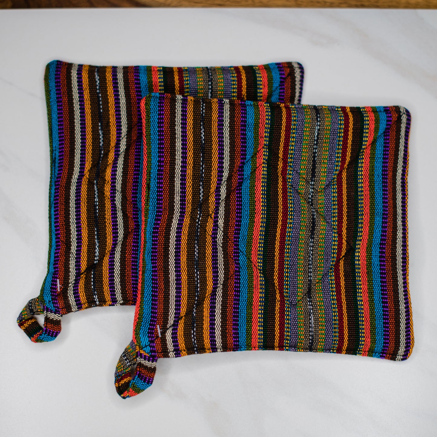 Set of 2 Matching Square Potholders