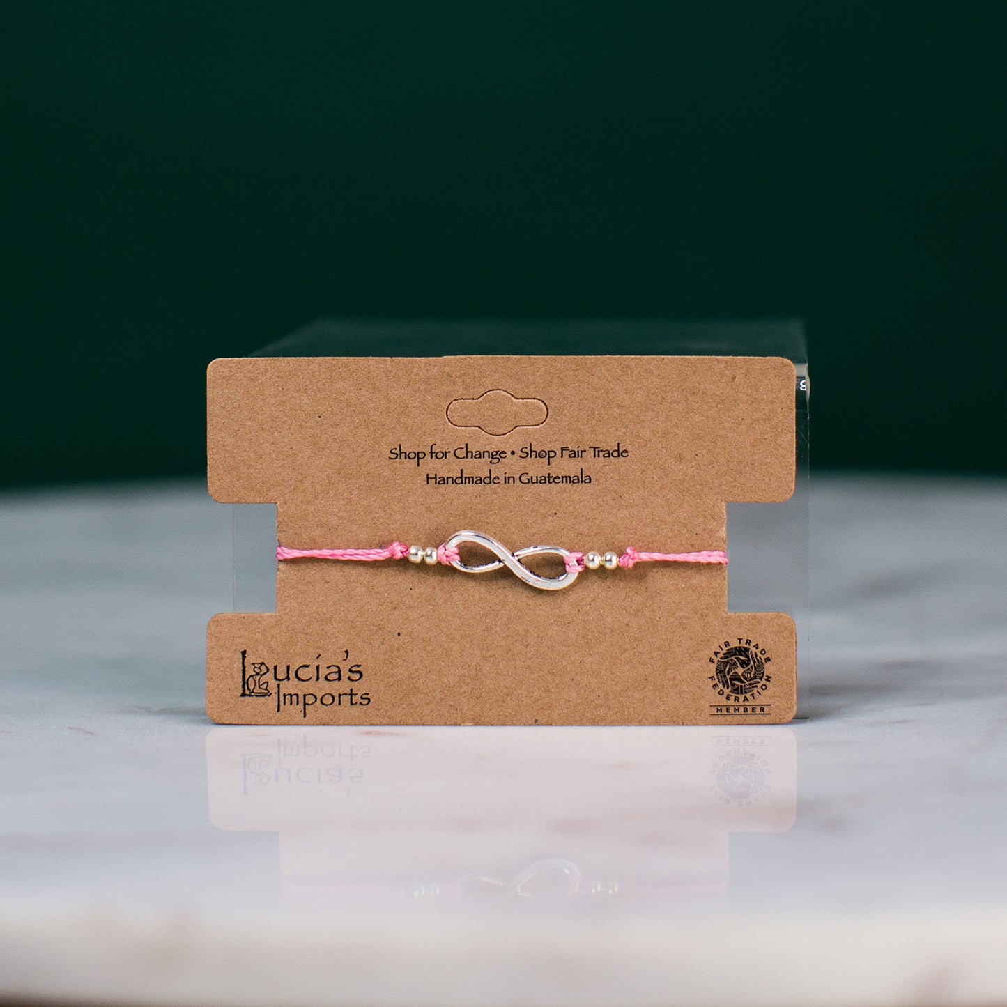 Infinity String Charm Bracelet