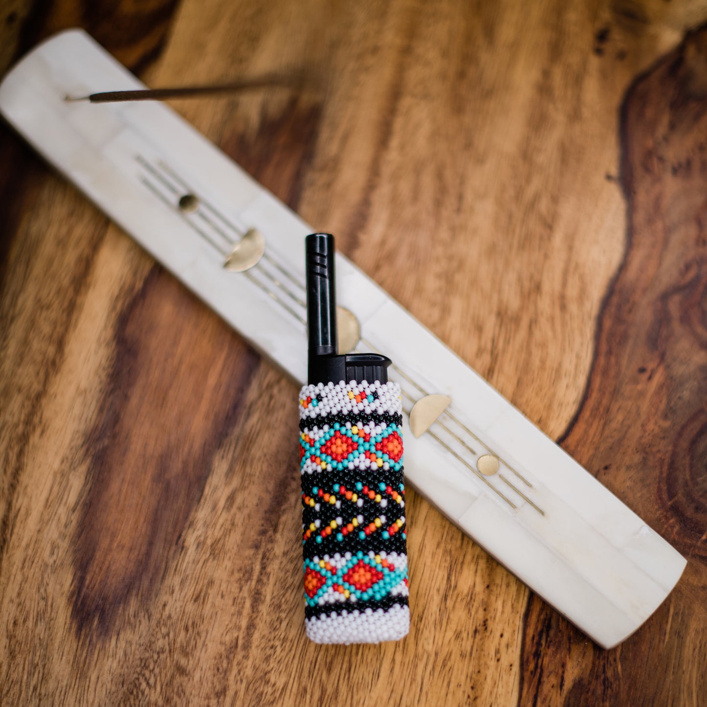 beaded lighter cover fair trade guatemalan accessory ethical goods handmade home decor