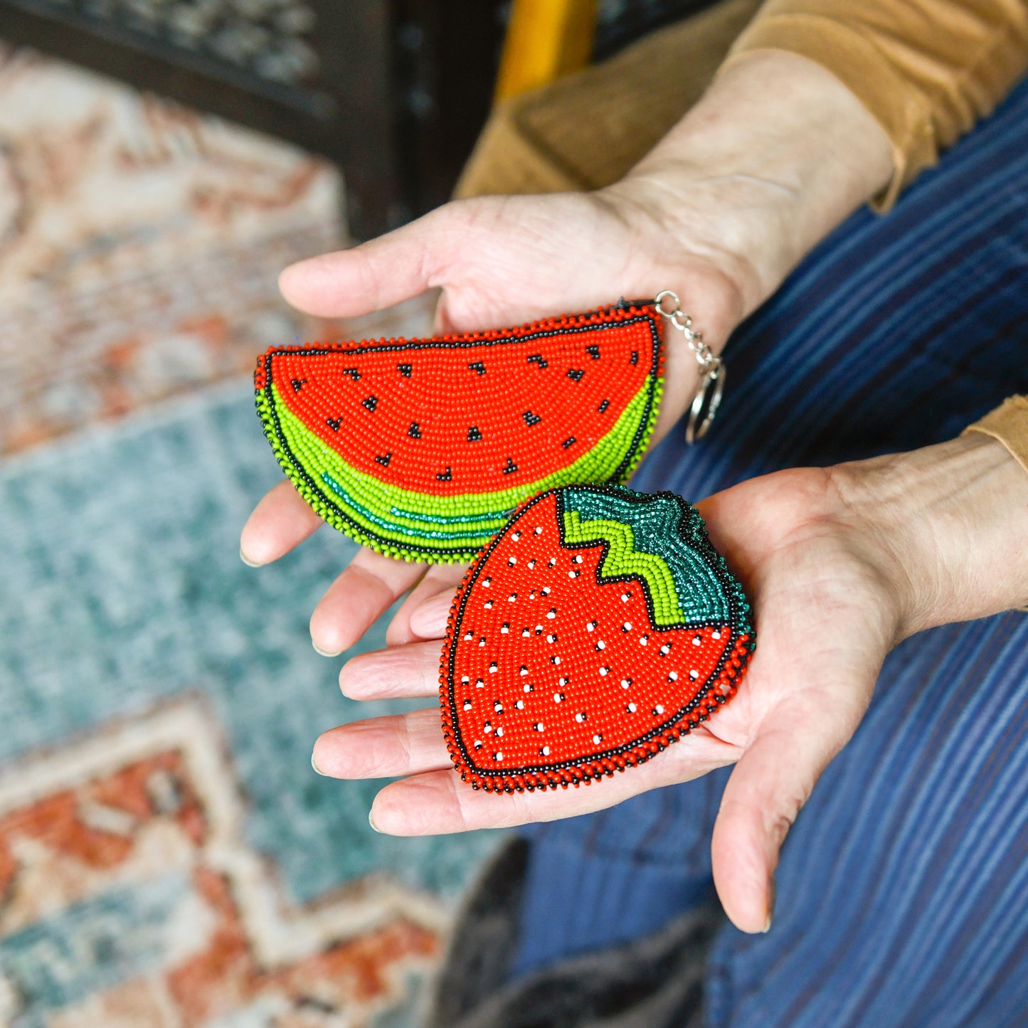 Strawberry Tutti Frutti Coin Purse