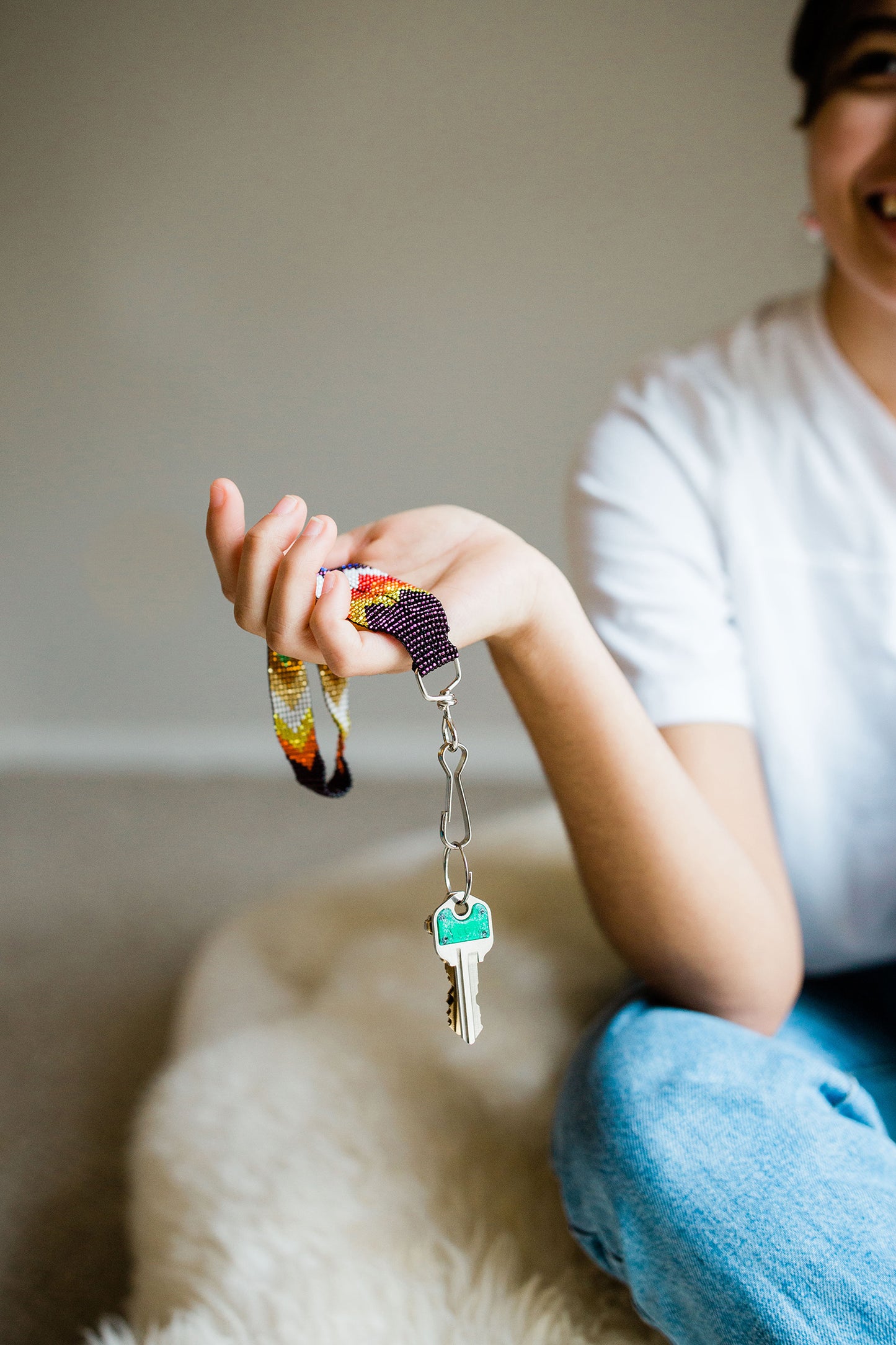 Beaded Keyholder