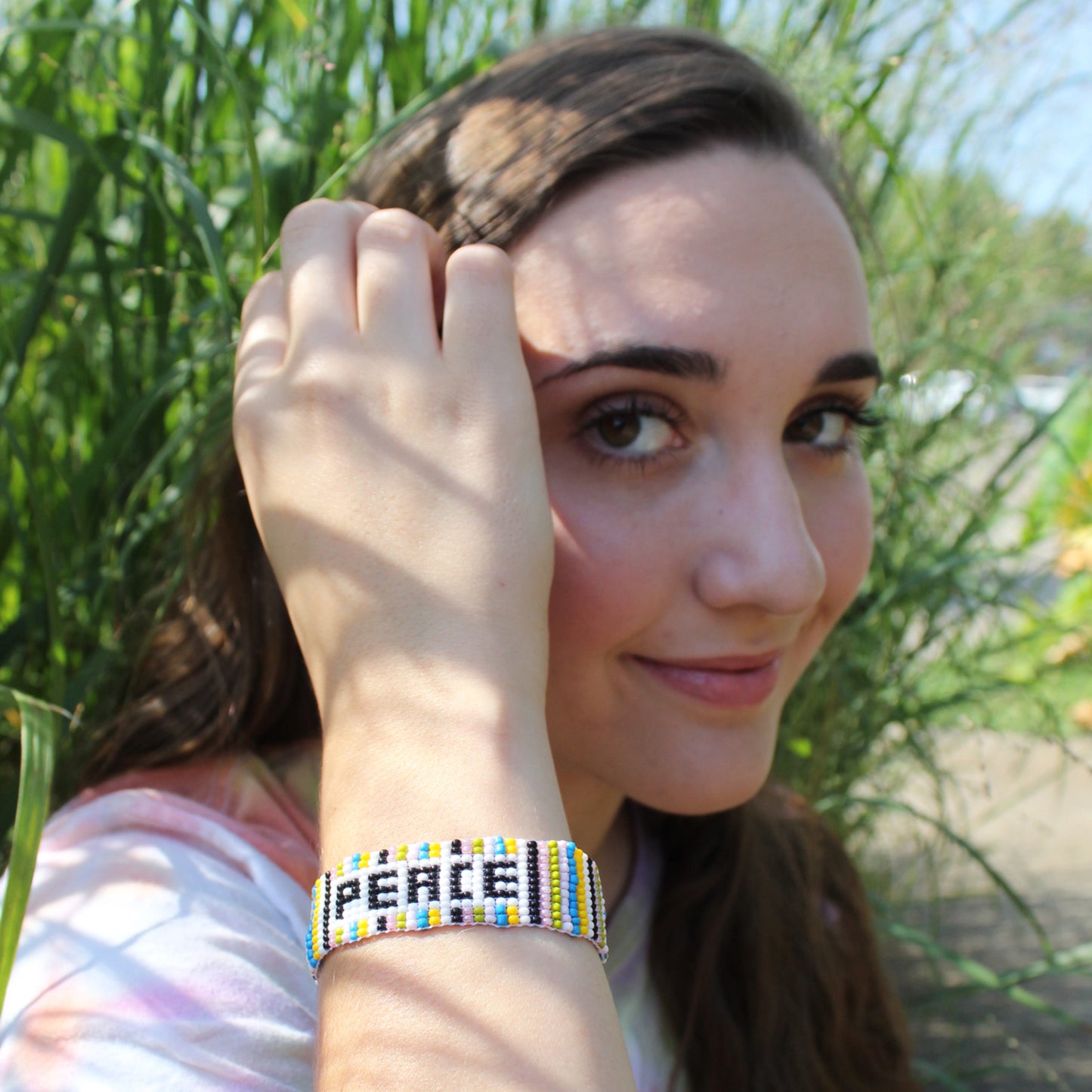 Peace Beaded Friendship Bracelet