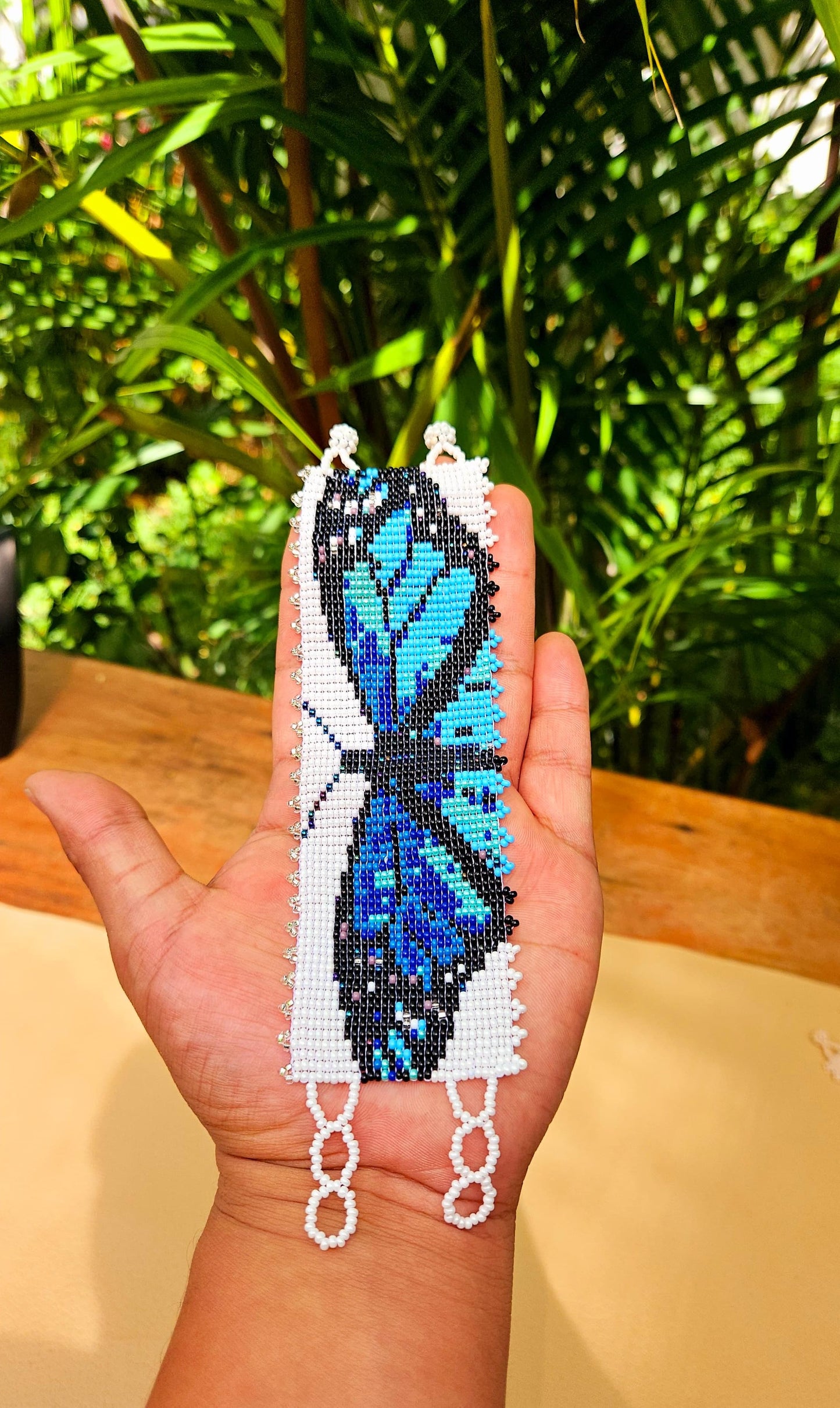 Blue Butterfly Cuff