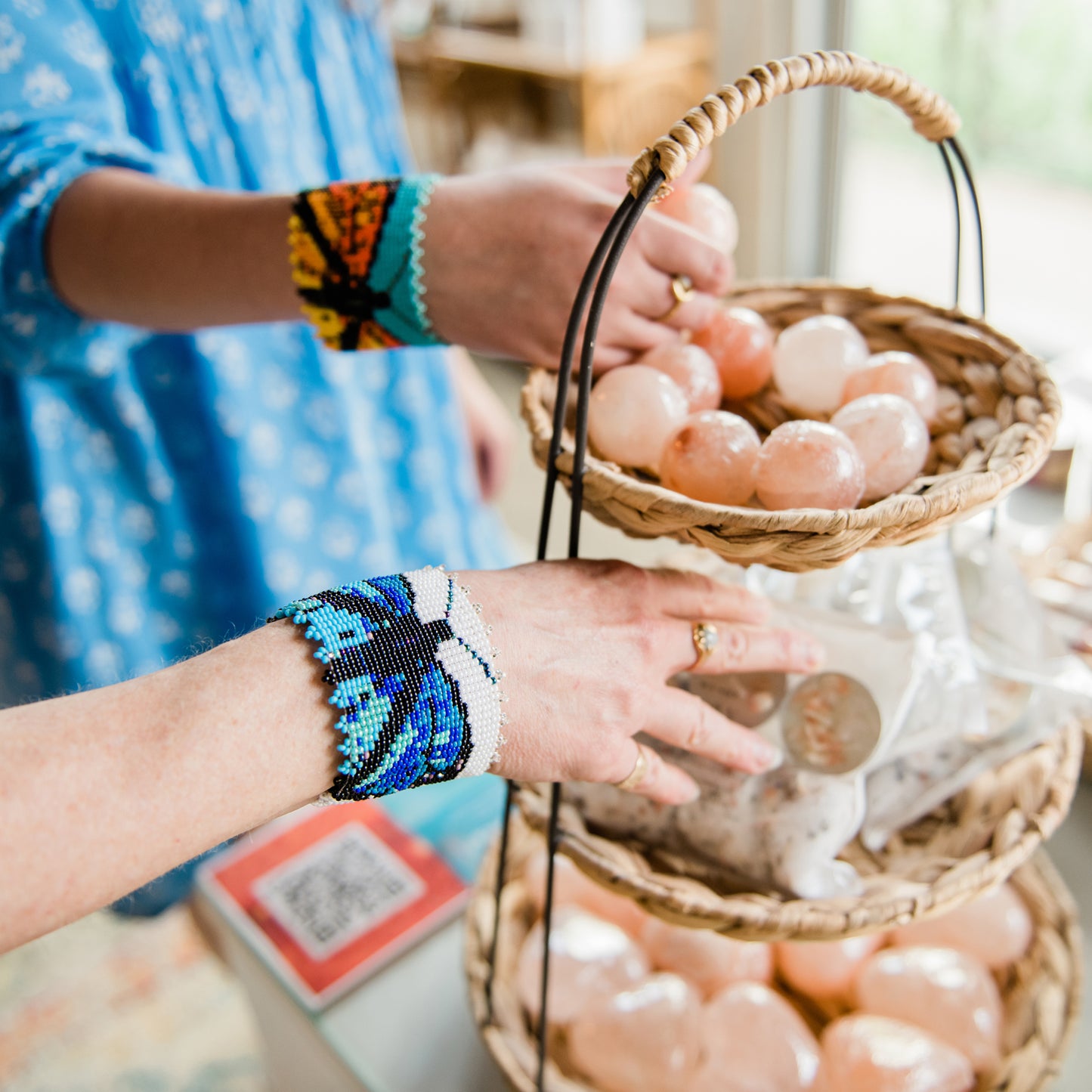Orange Butterfly Cuff