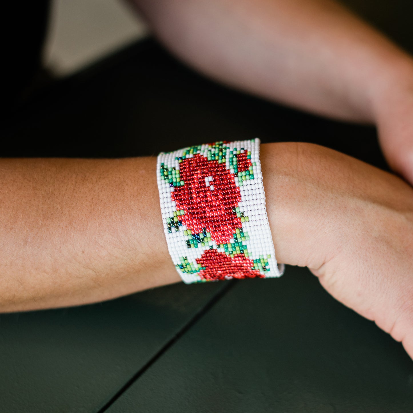 White Rose Bracelet