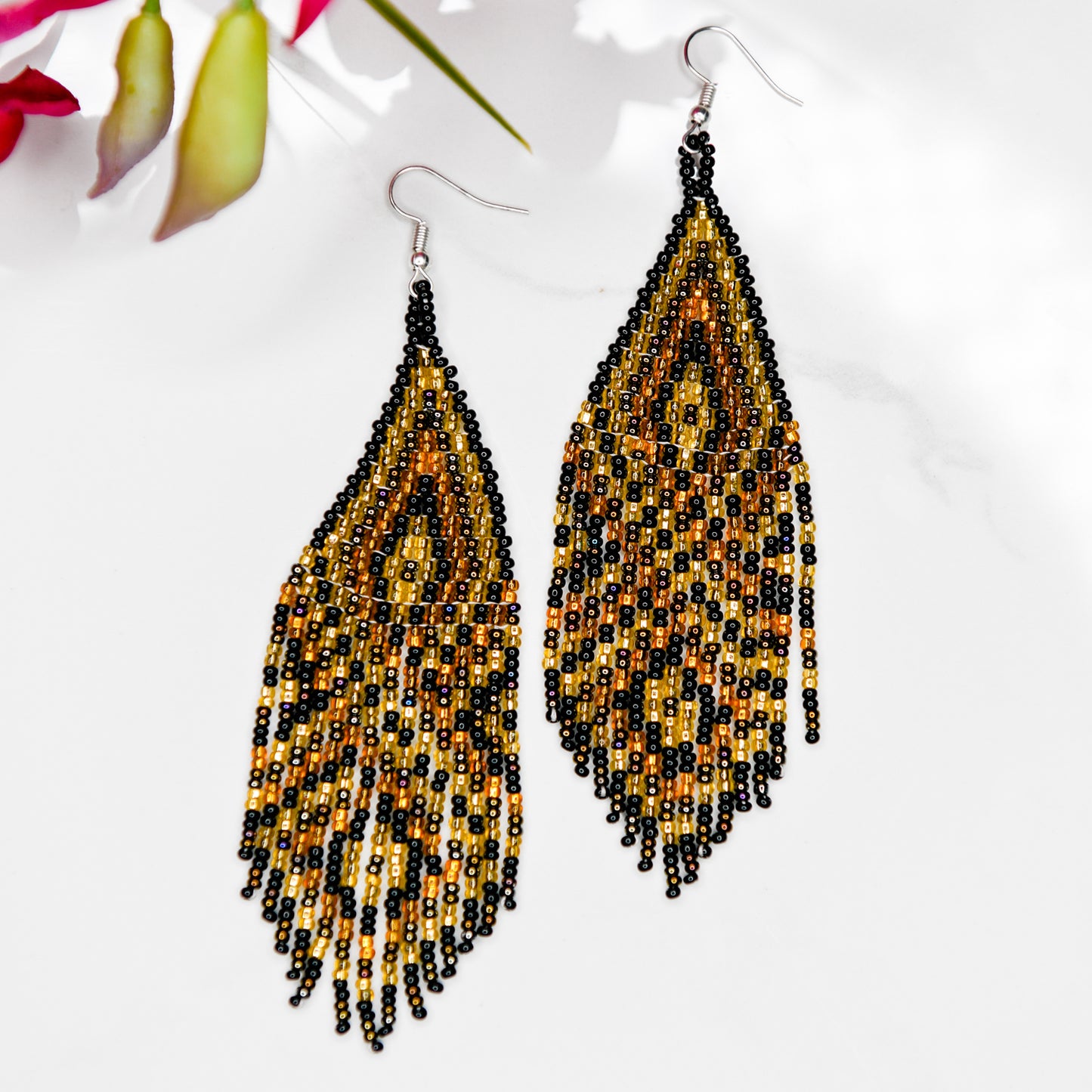 Triangle Fringe Earrings