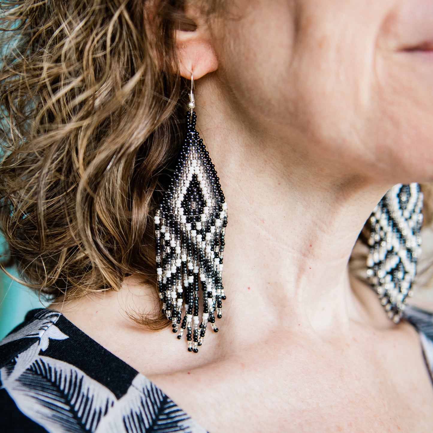 Triangle Fringe Earrings