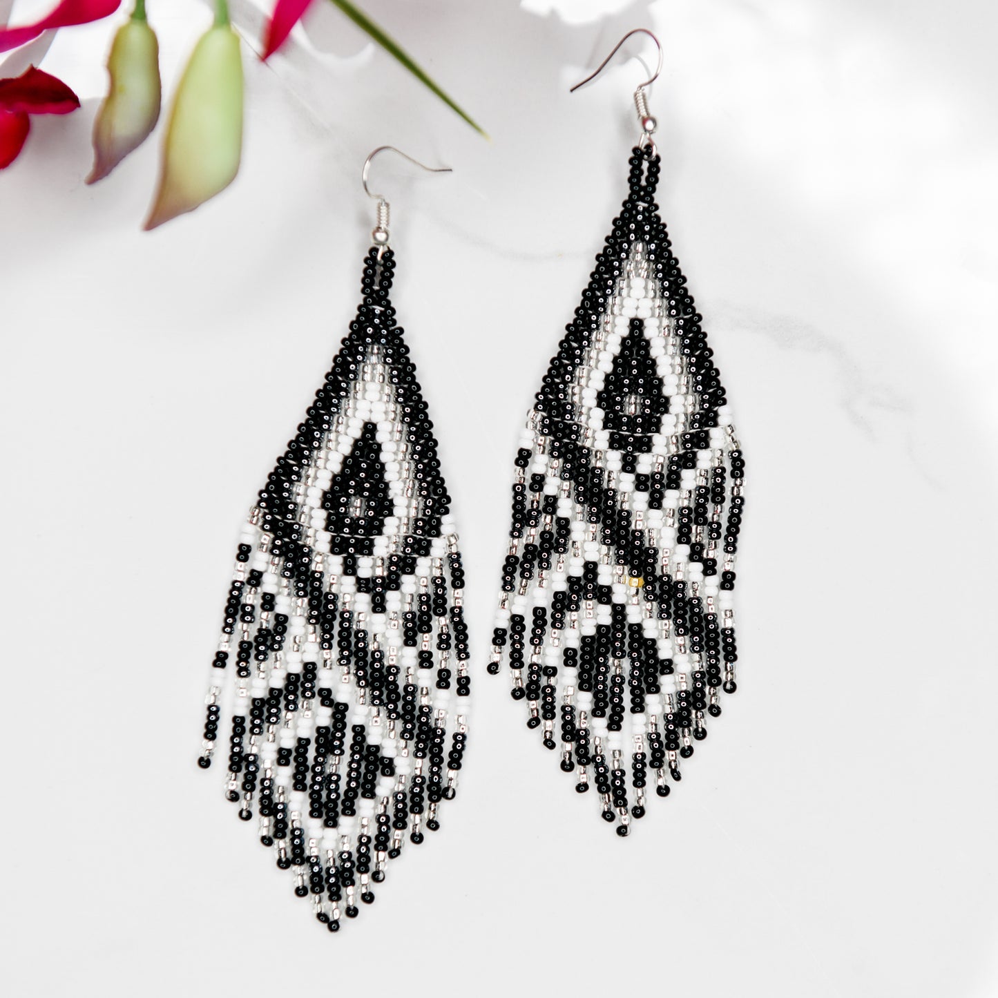 Triangle Fringe Earrings