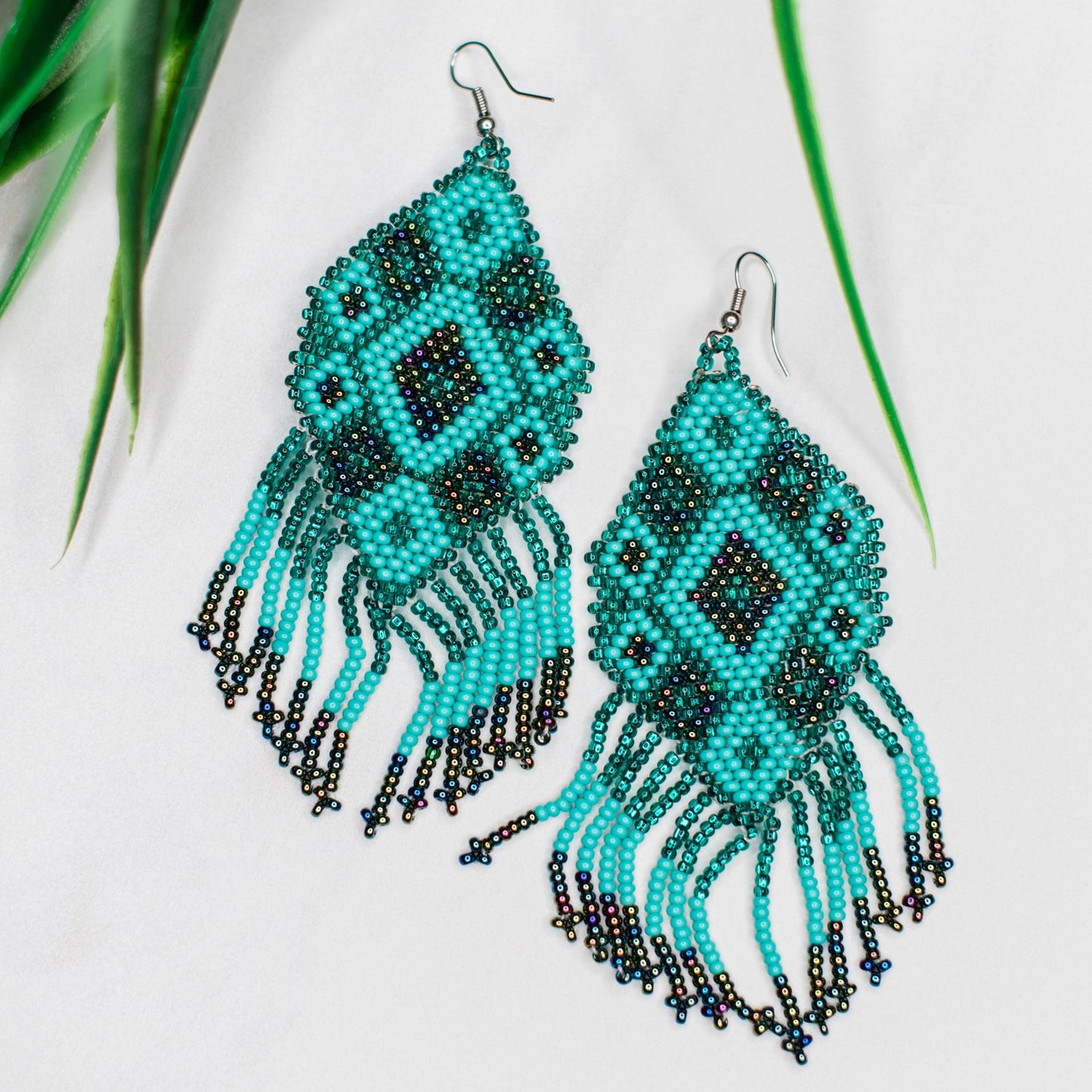 Beaded Kite Earrings - Lg (CLOSEOUT 40% off)