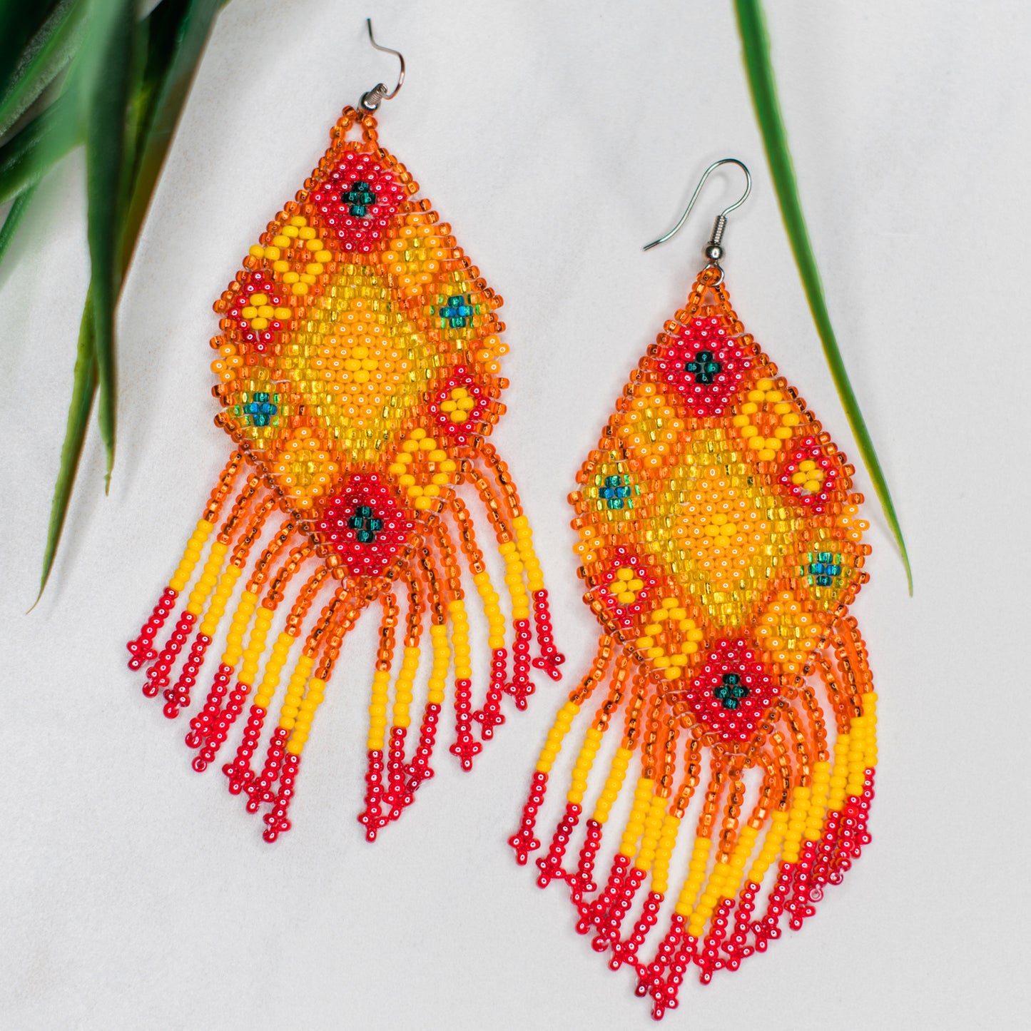 Beaded Kite Earrings - Lg (CLOSEOUT 40% off)