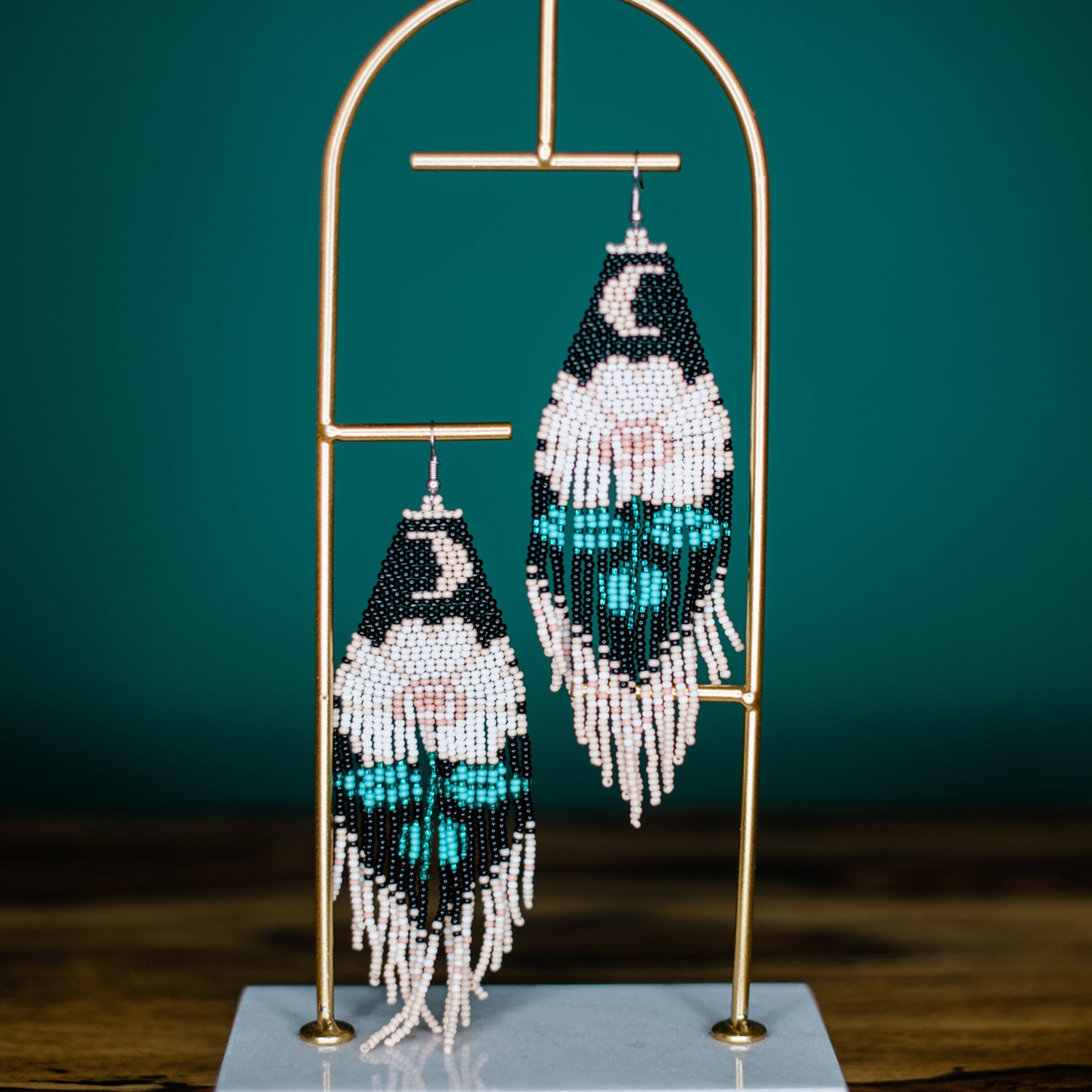 Moonflower Earring Black
