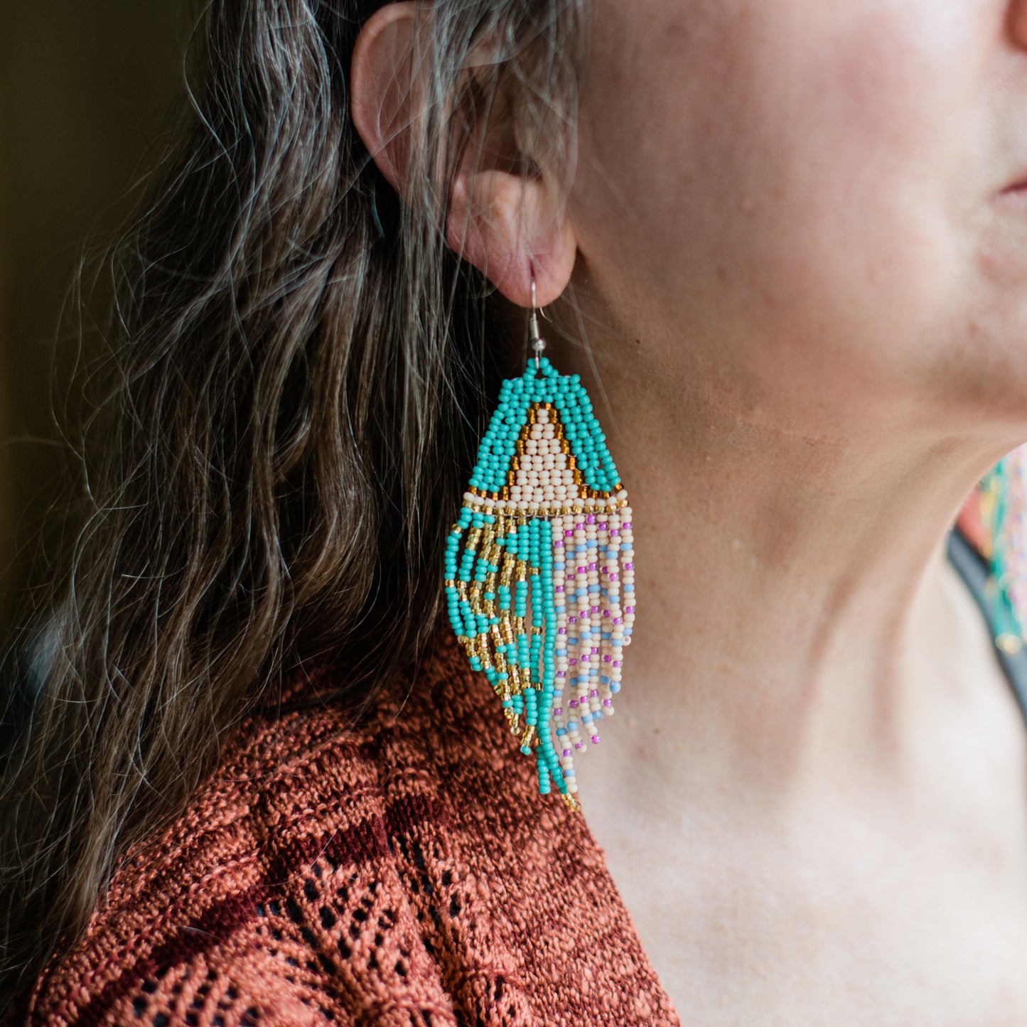 Rayas Earring Turquoise