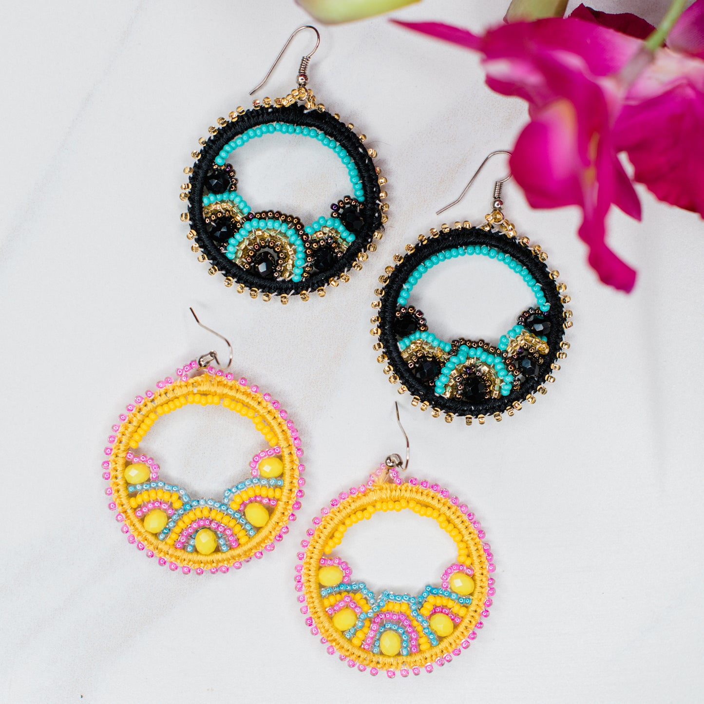 Crystal Hoops