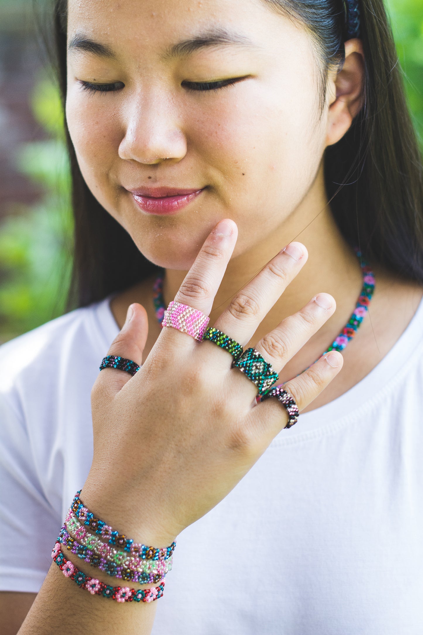 Small Beaded Ring