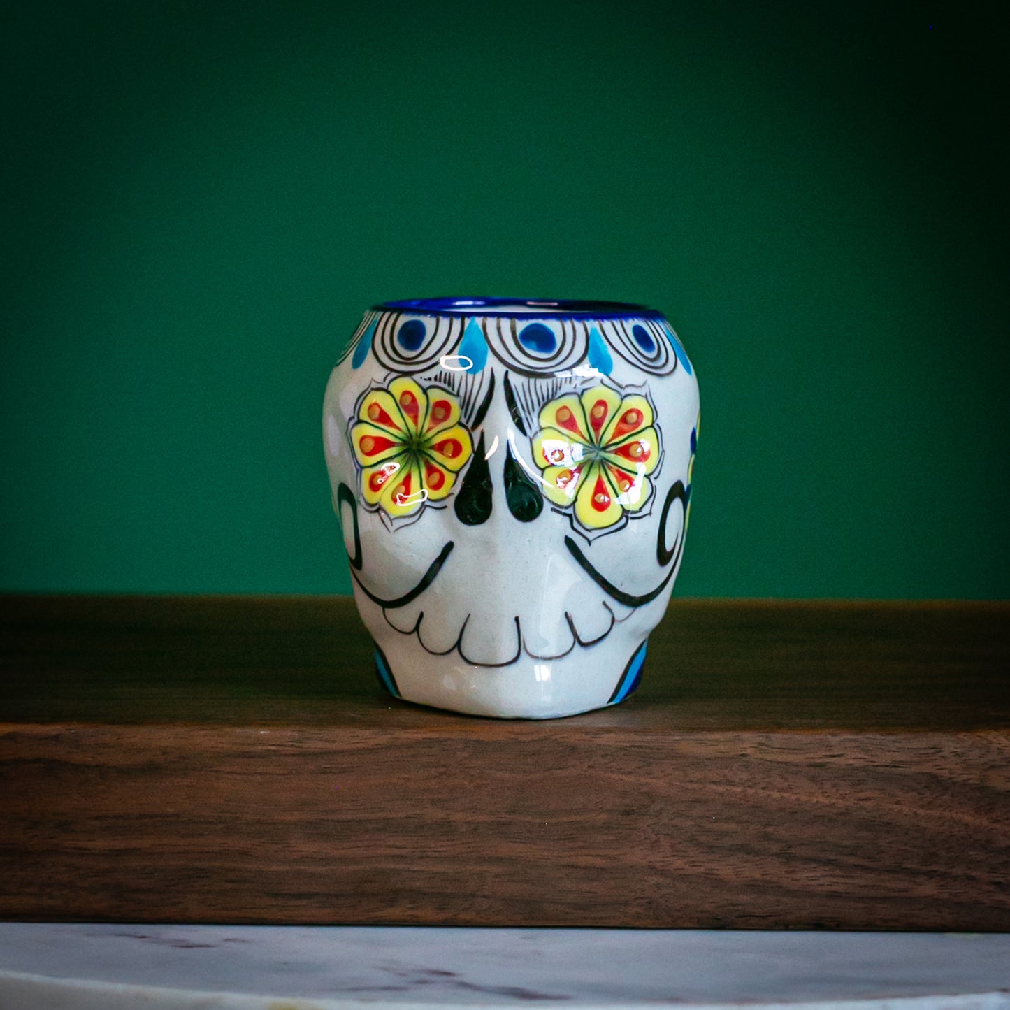 Sugar Skull Skeleton Mug