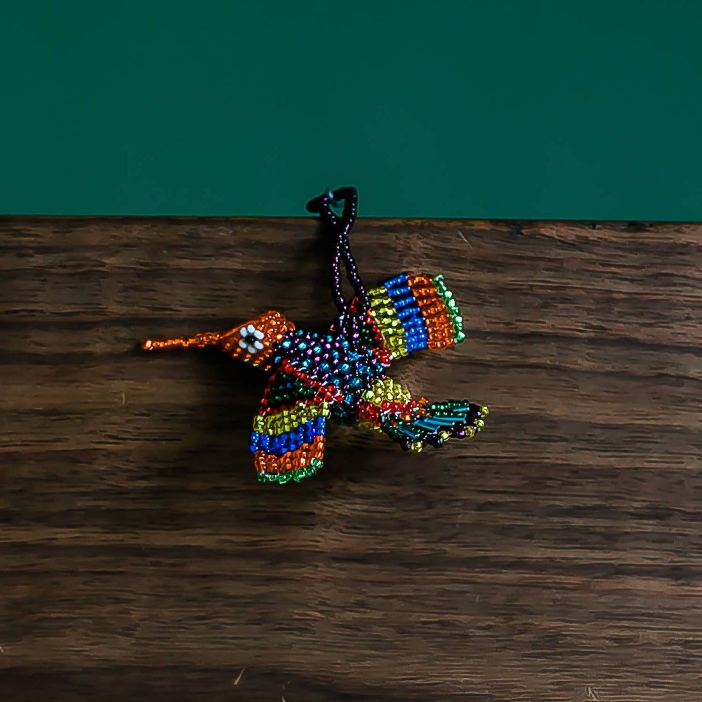 Hummingbird Beaded Ornament