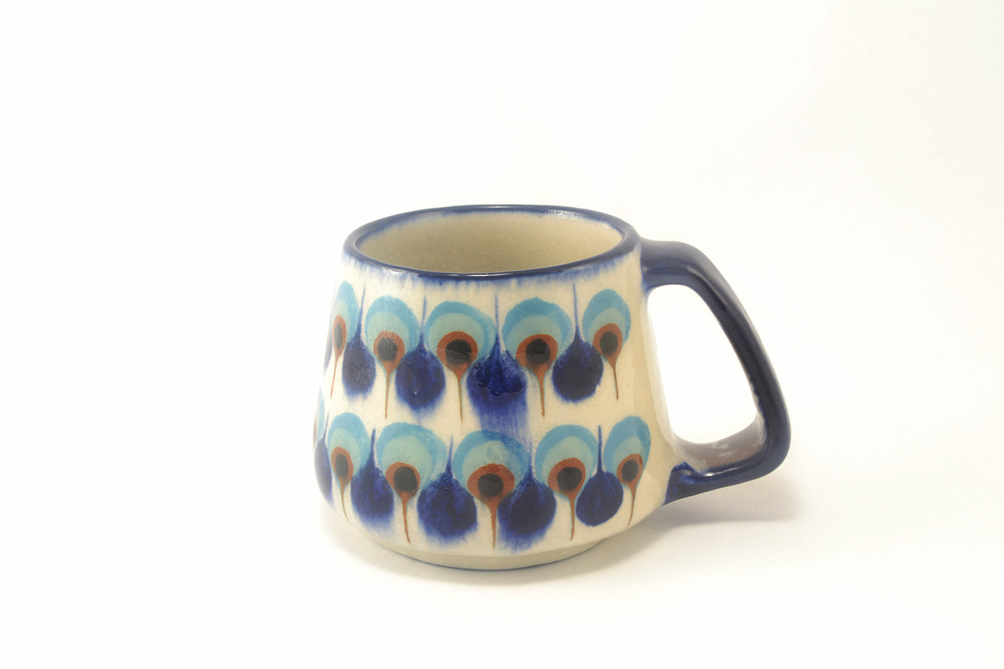 White San Antonio Palopo Ceramic Beer Mug