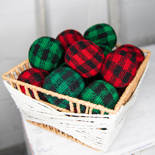 Large Plaid Hacky Sack
