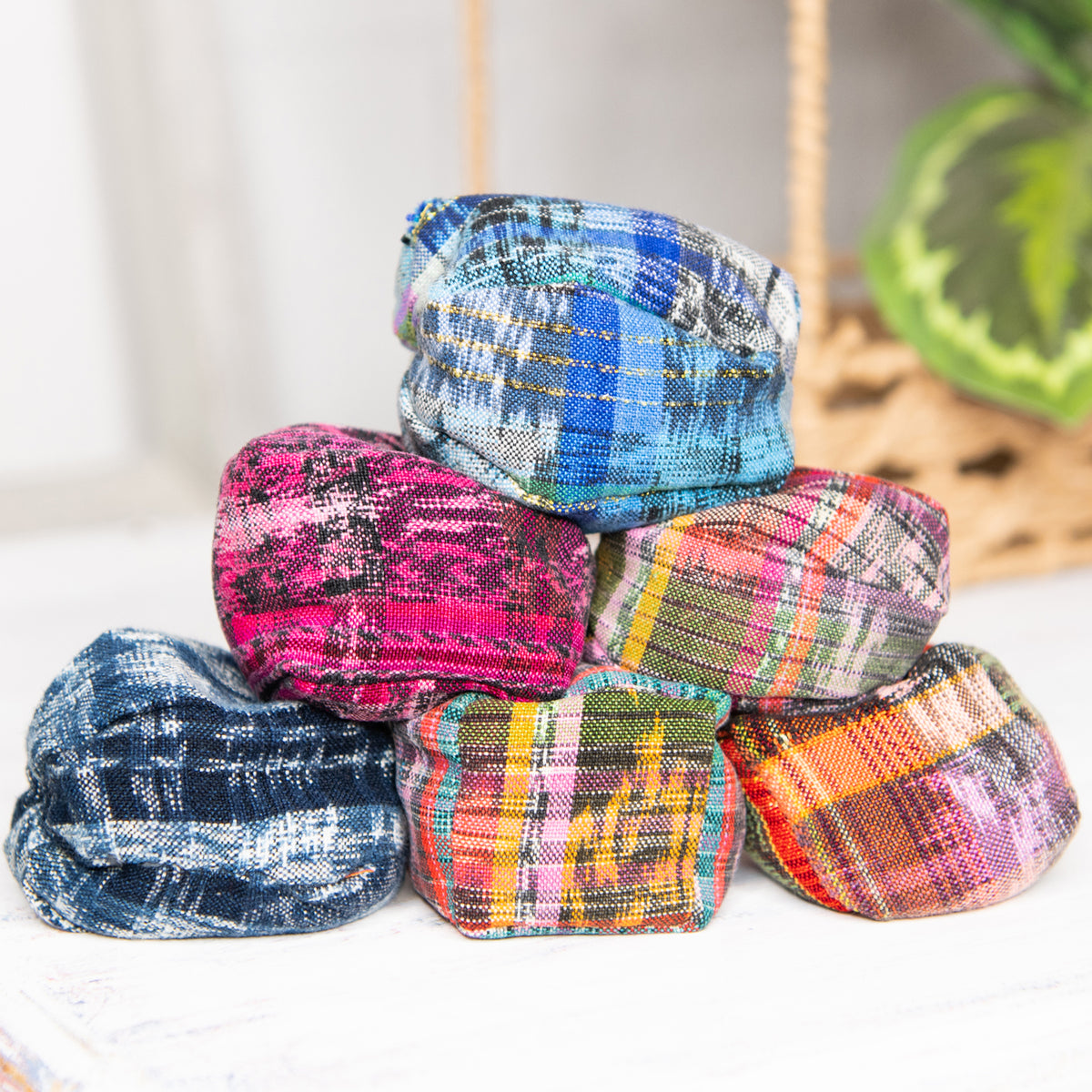 Guatemalan Patch Cloth Footbag Kick Sack