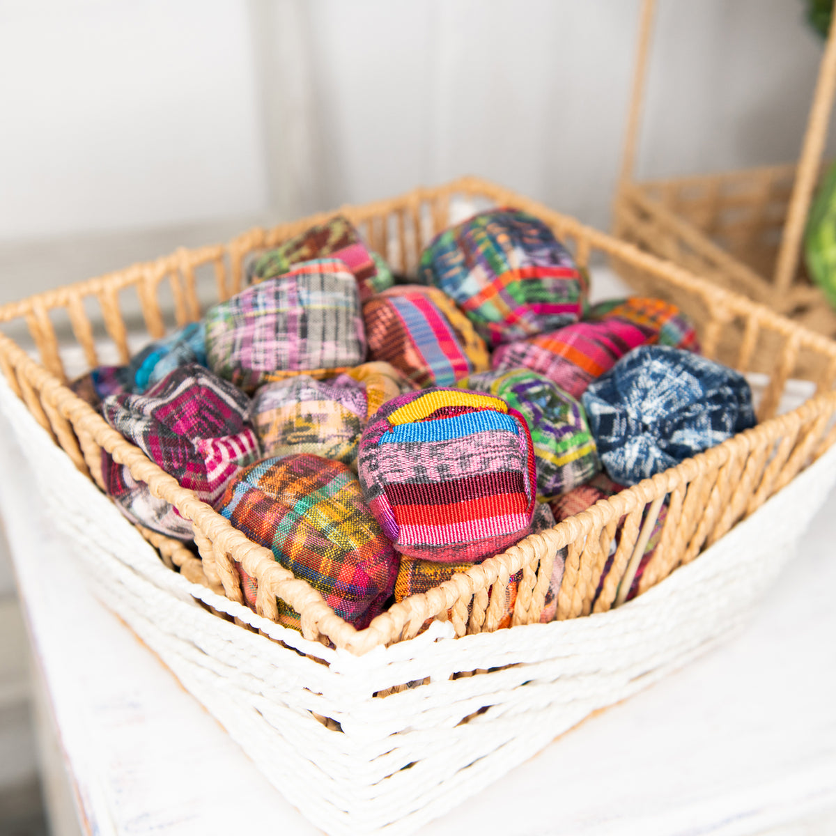 Guatemalan Patch Cloth Footbag Kick Sack