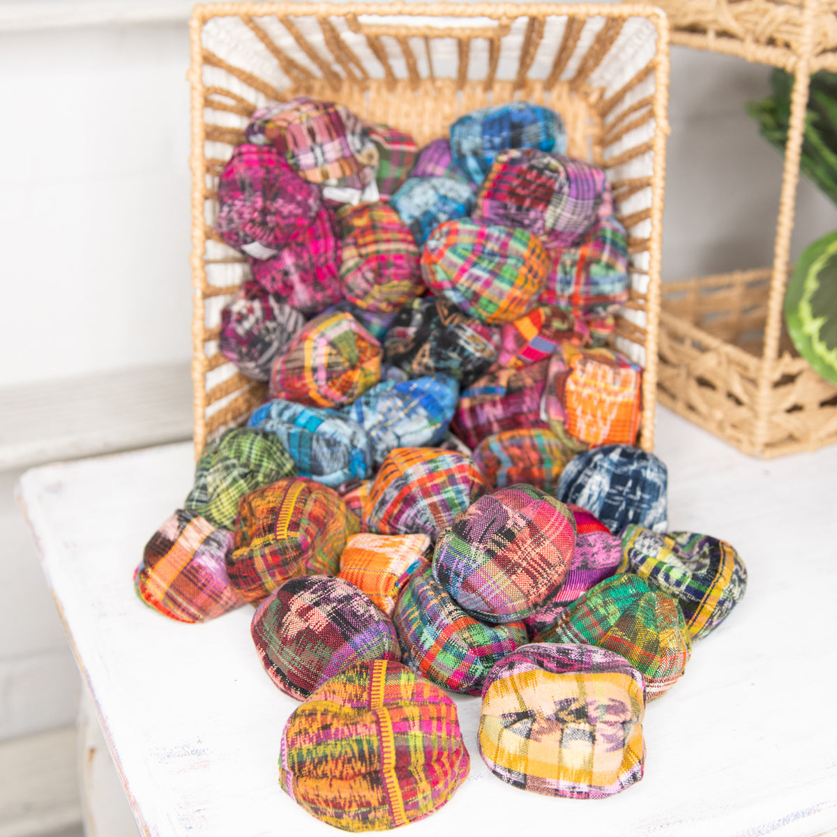 Guatemalan Patch Cloth Footbag Kick Sack