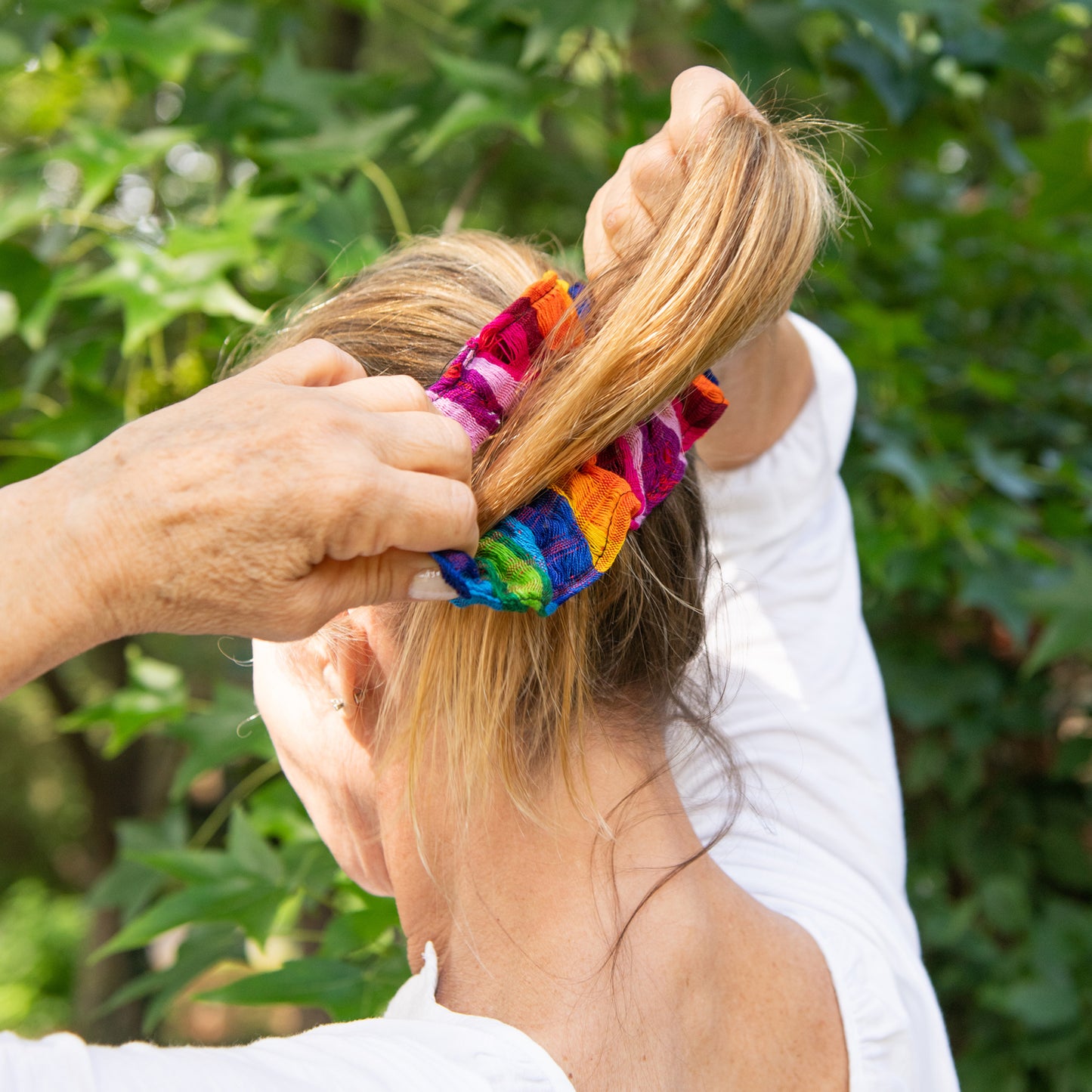 Scarf Scrunchies Rainbow