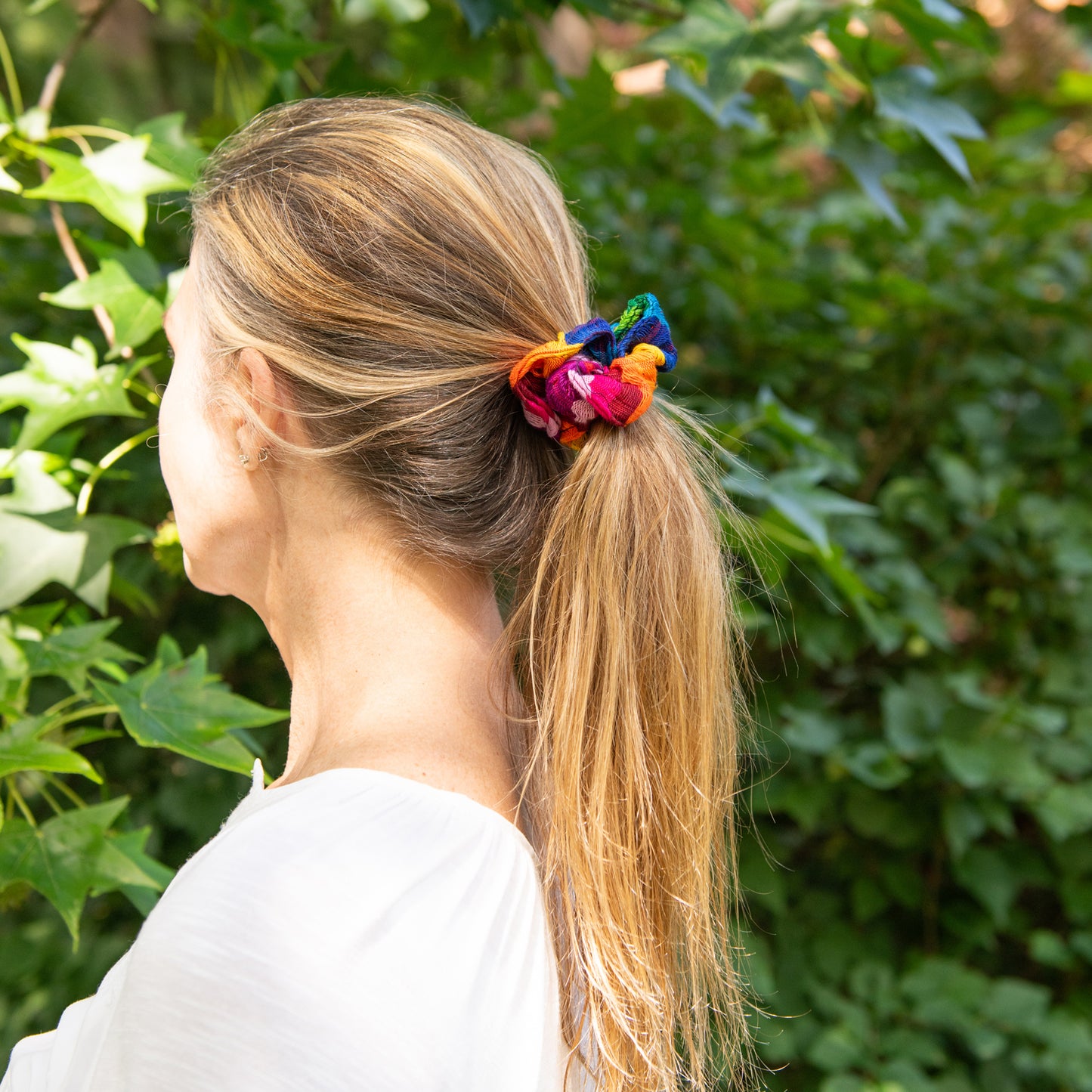 Scarf Scrunchies Rainbow